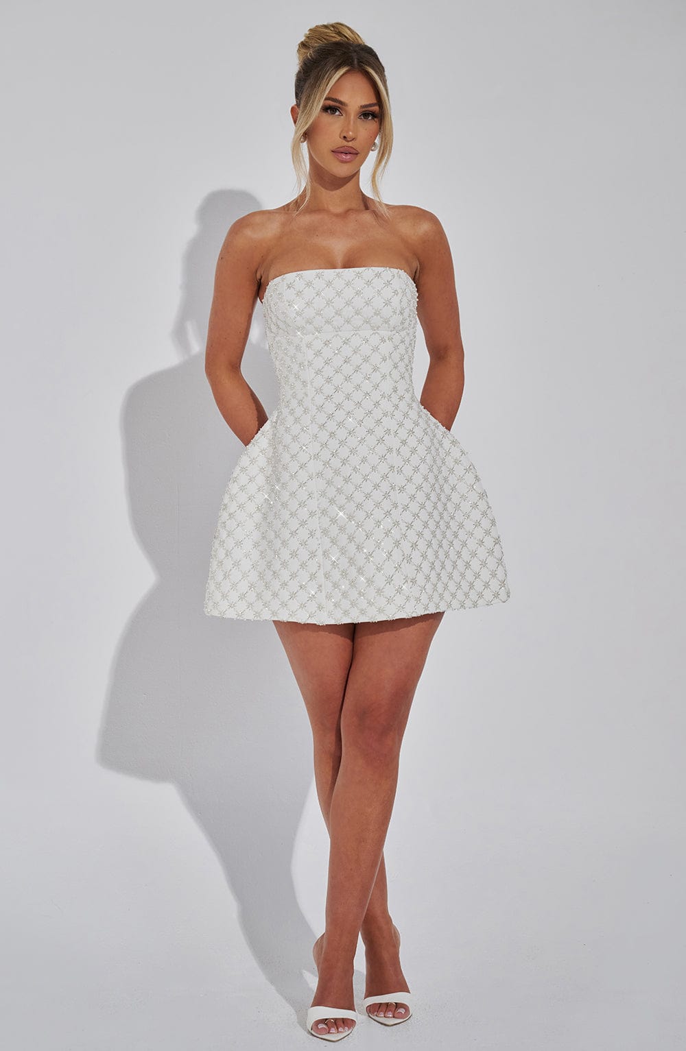 Vestido Mini Beatrice - Marfil