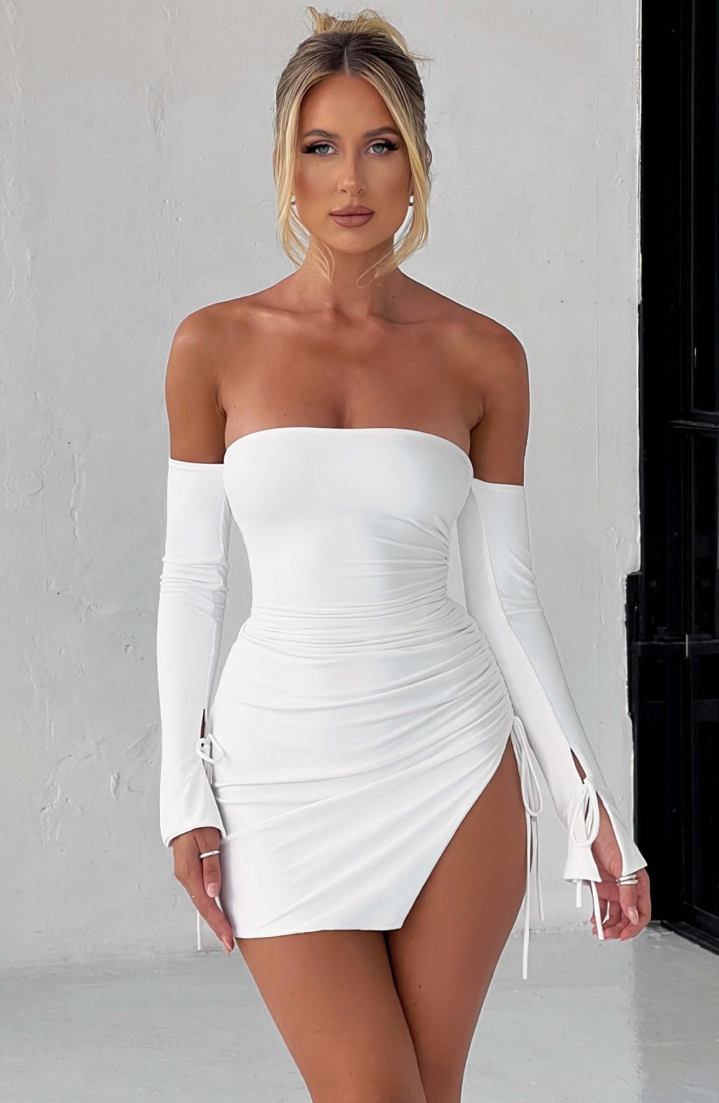 Vestido Mini Becca - Blanco