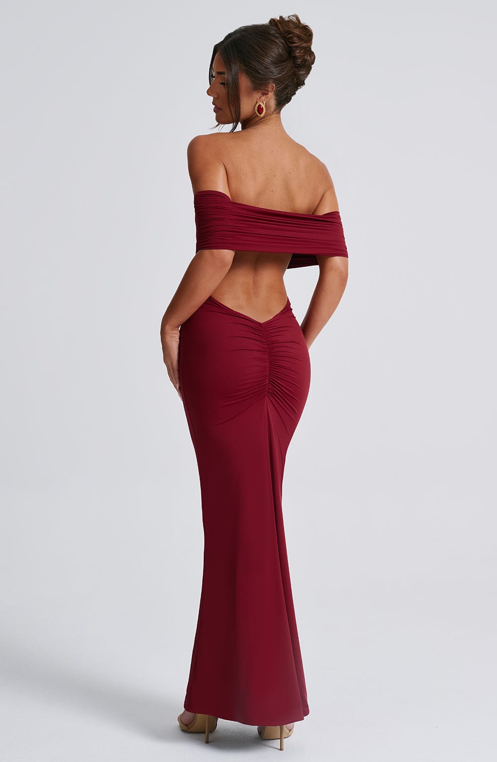 Vestido Maxi Belinda - Burdeos