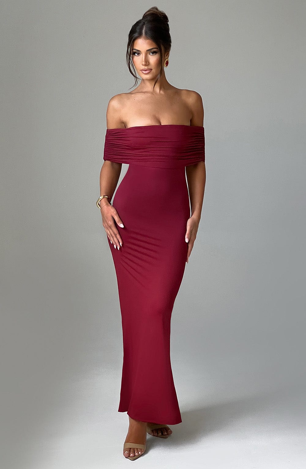 Vestido Maxi Belinda - Burdeos