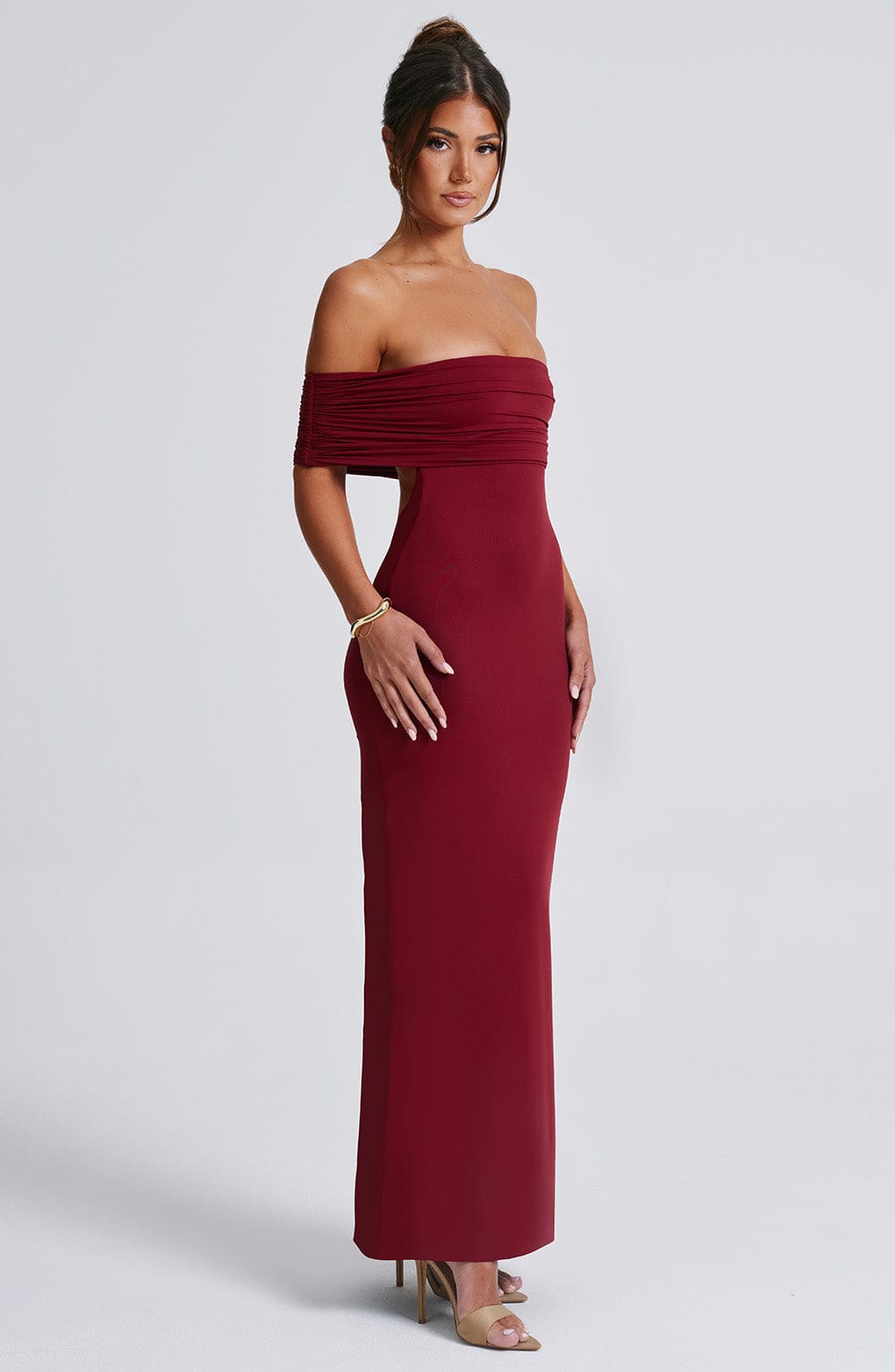 Vestido Maxi Belinda - Burdeos