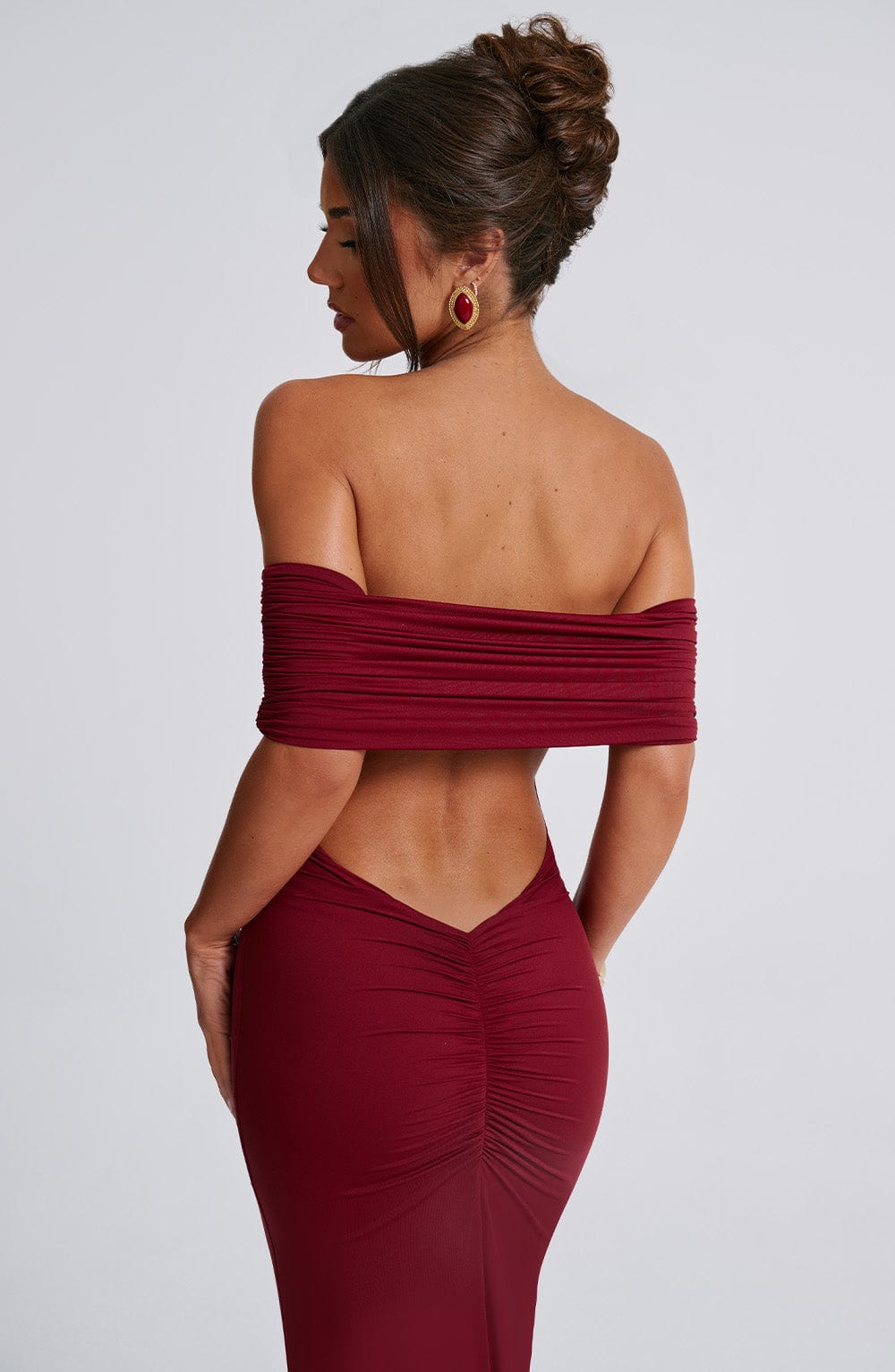 Vestido Maxi Belinda - Burdeos