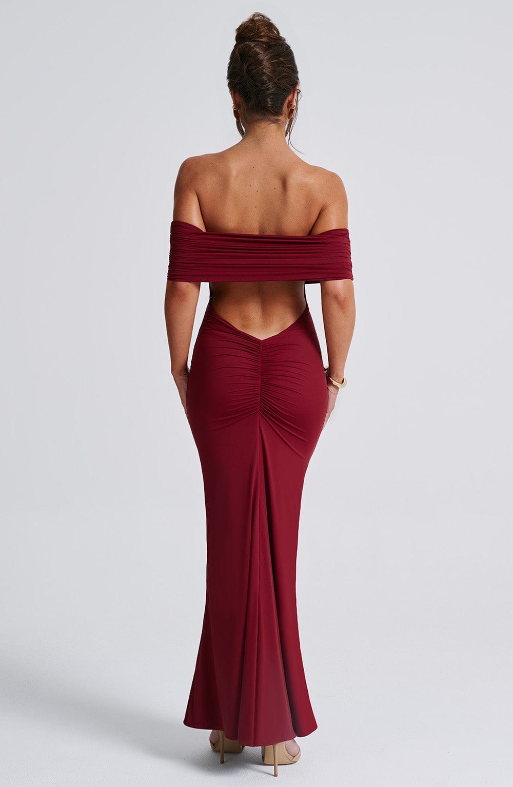 Vestido Maxi Belinda - Burdeos