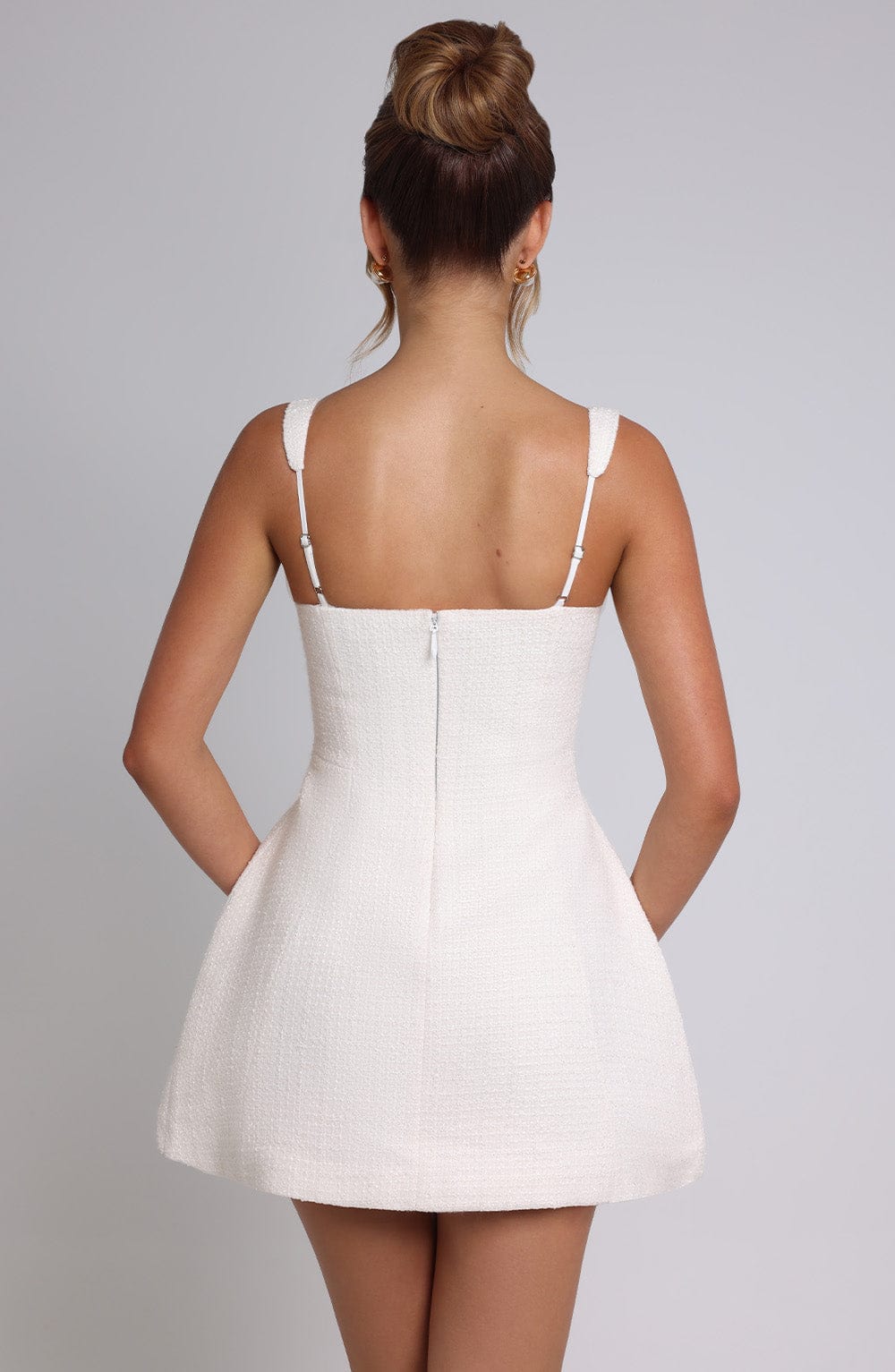 Vestido Mini Bessie - Marfil