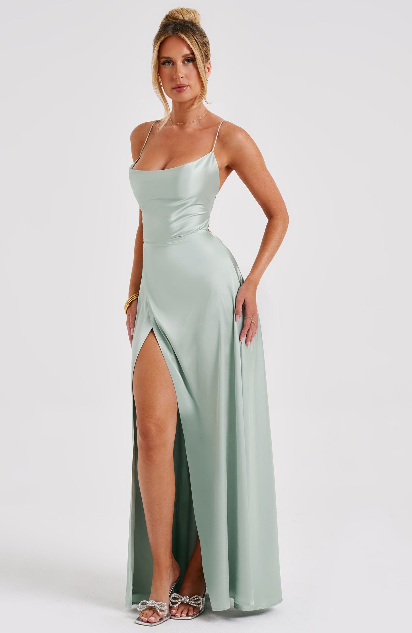 Vestido Maxi Bethany - Salvia