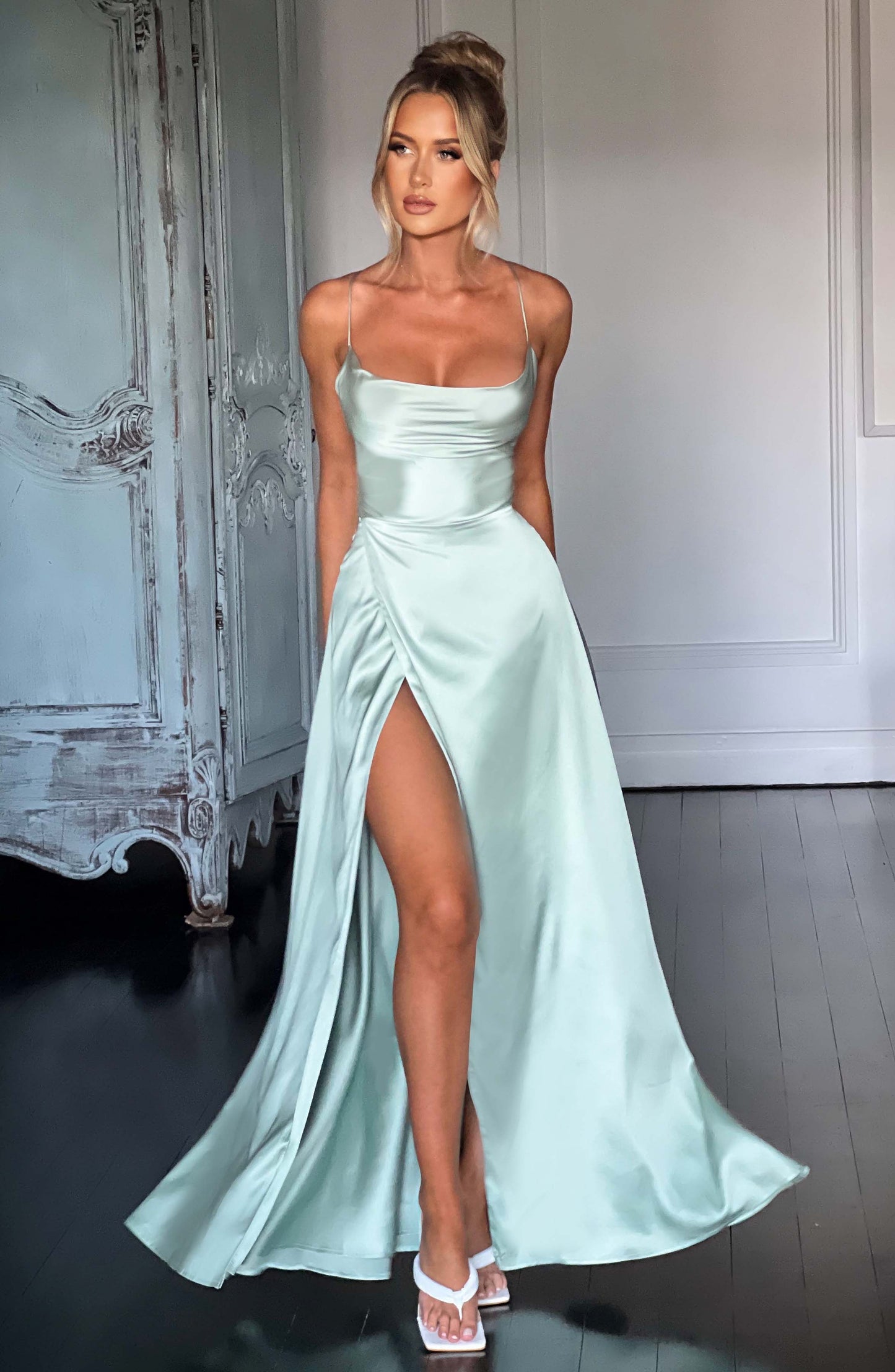 Vestido Maxi Bethany - Salvia