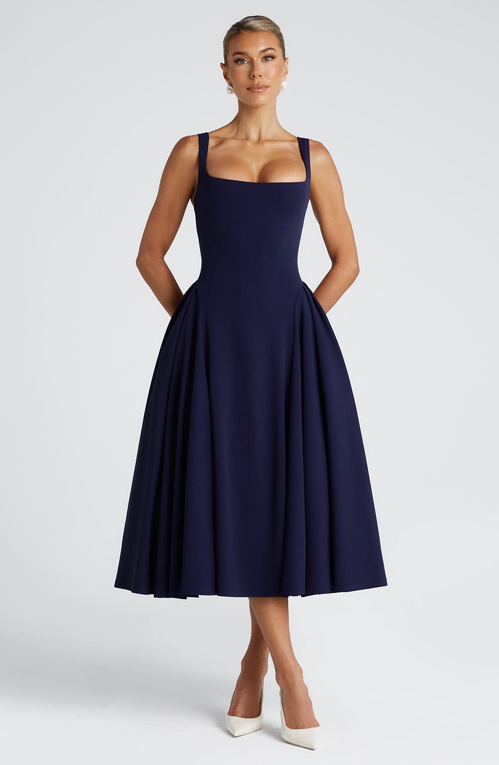 Vestido Midi Betty - Marino