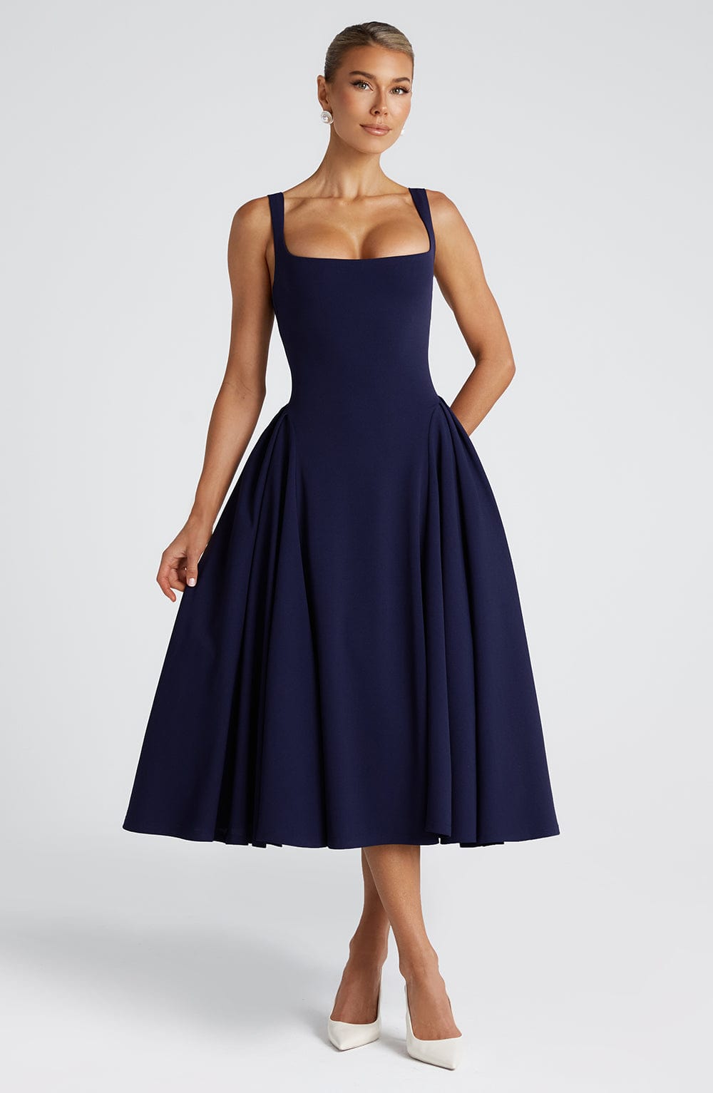 Vestido Midi Betty - Marino