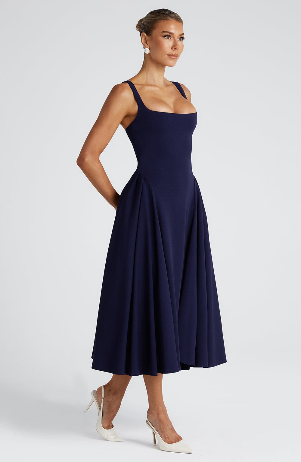 Vestido Midi Betty - Marino