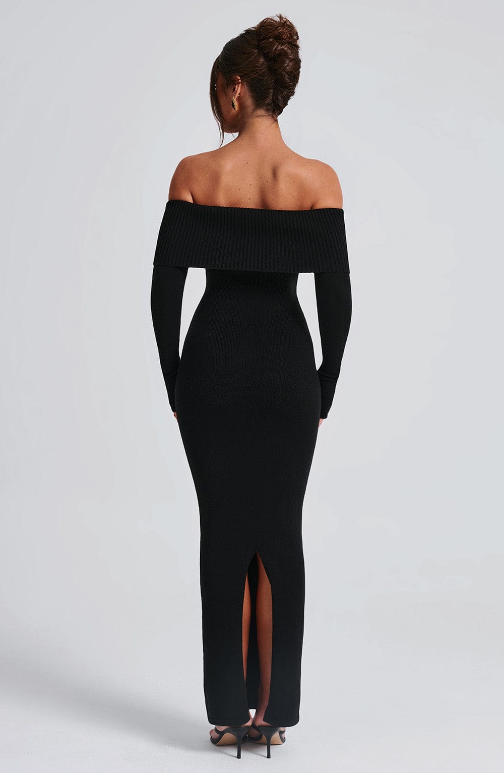 Vestido Maxi de Punto Beverley - Negro