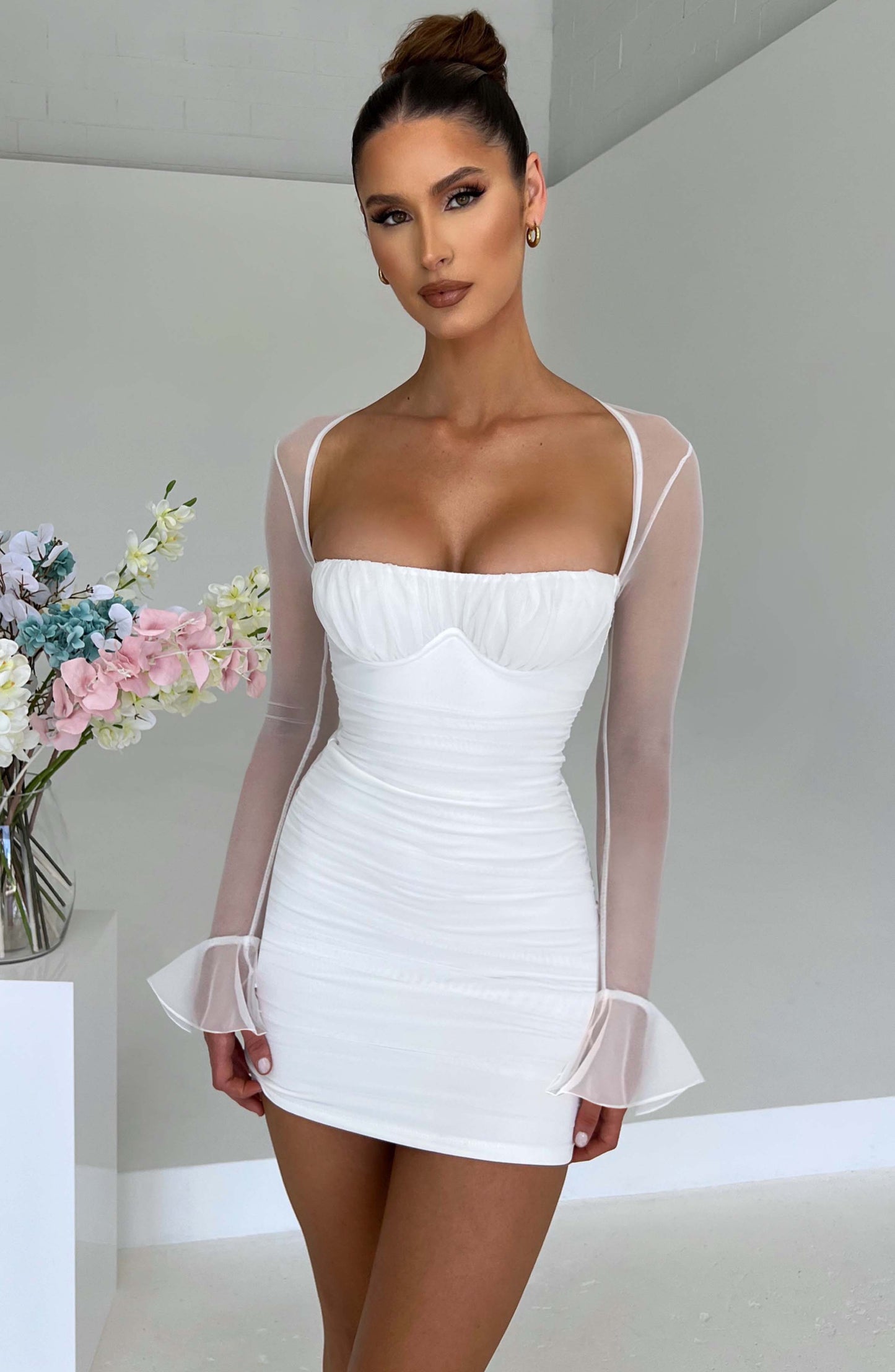 Vestido Mini Brea - Blanco