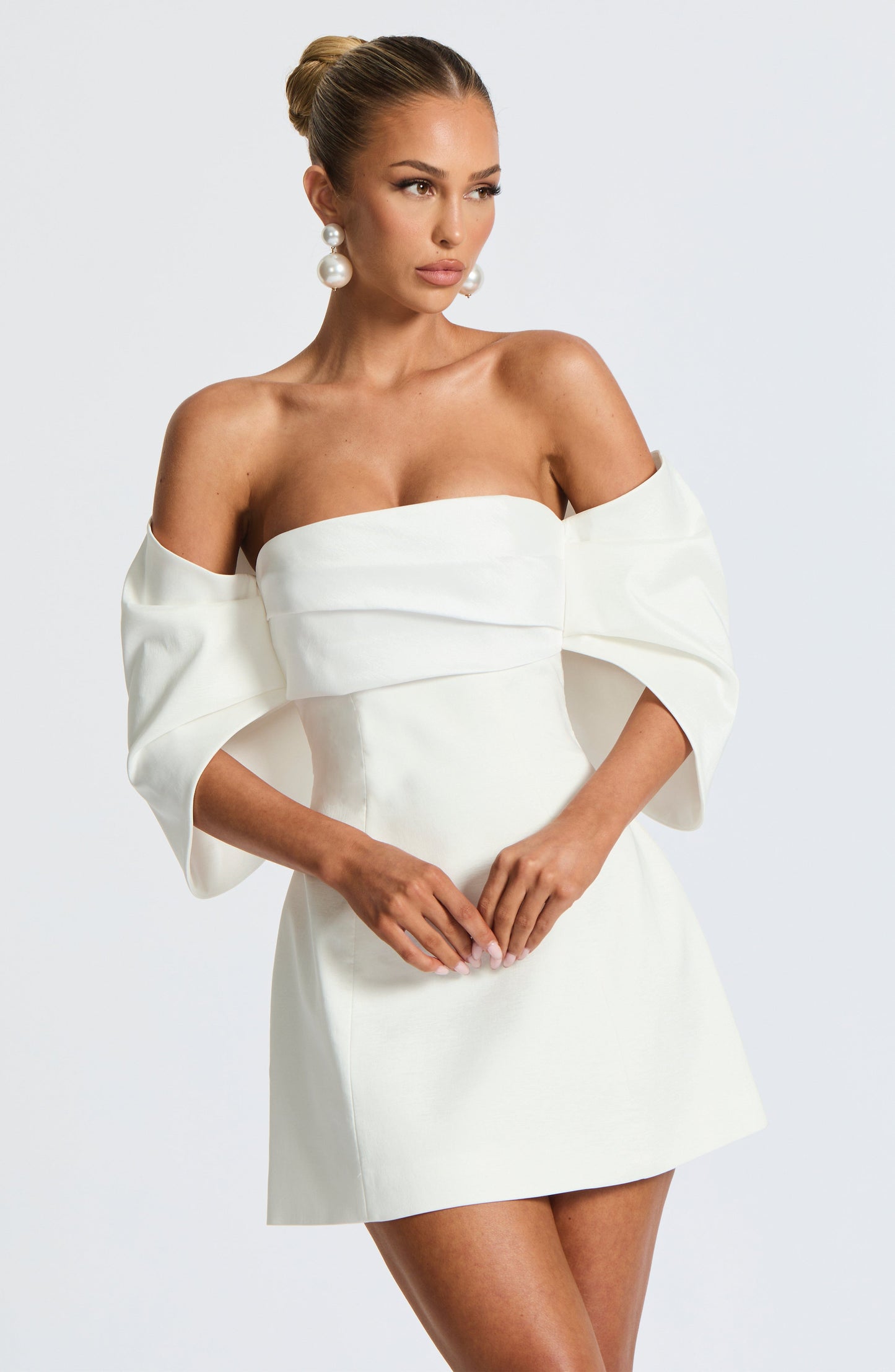 Vestido Mini Briella - Marfil