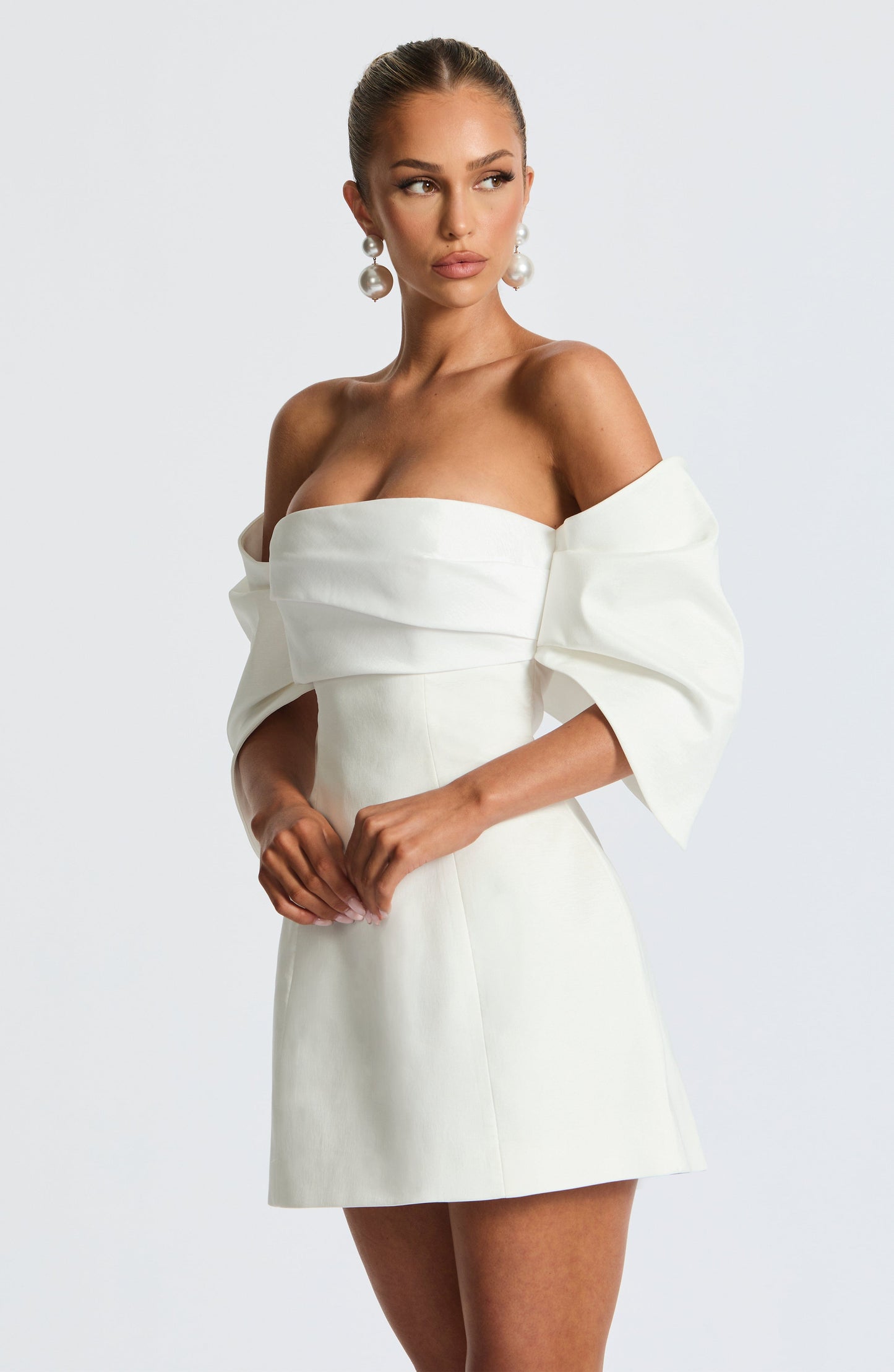 Vestido Mini Briella - Marfil