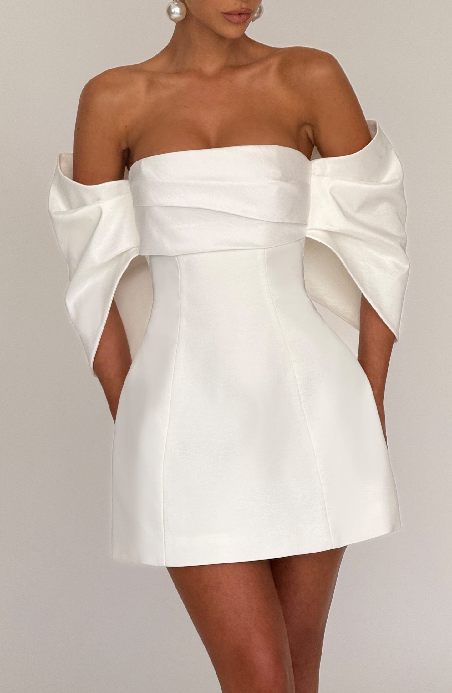 Vestido Mini Briella - Marfil