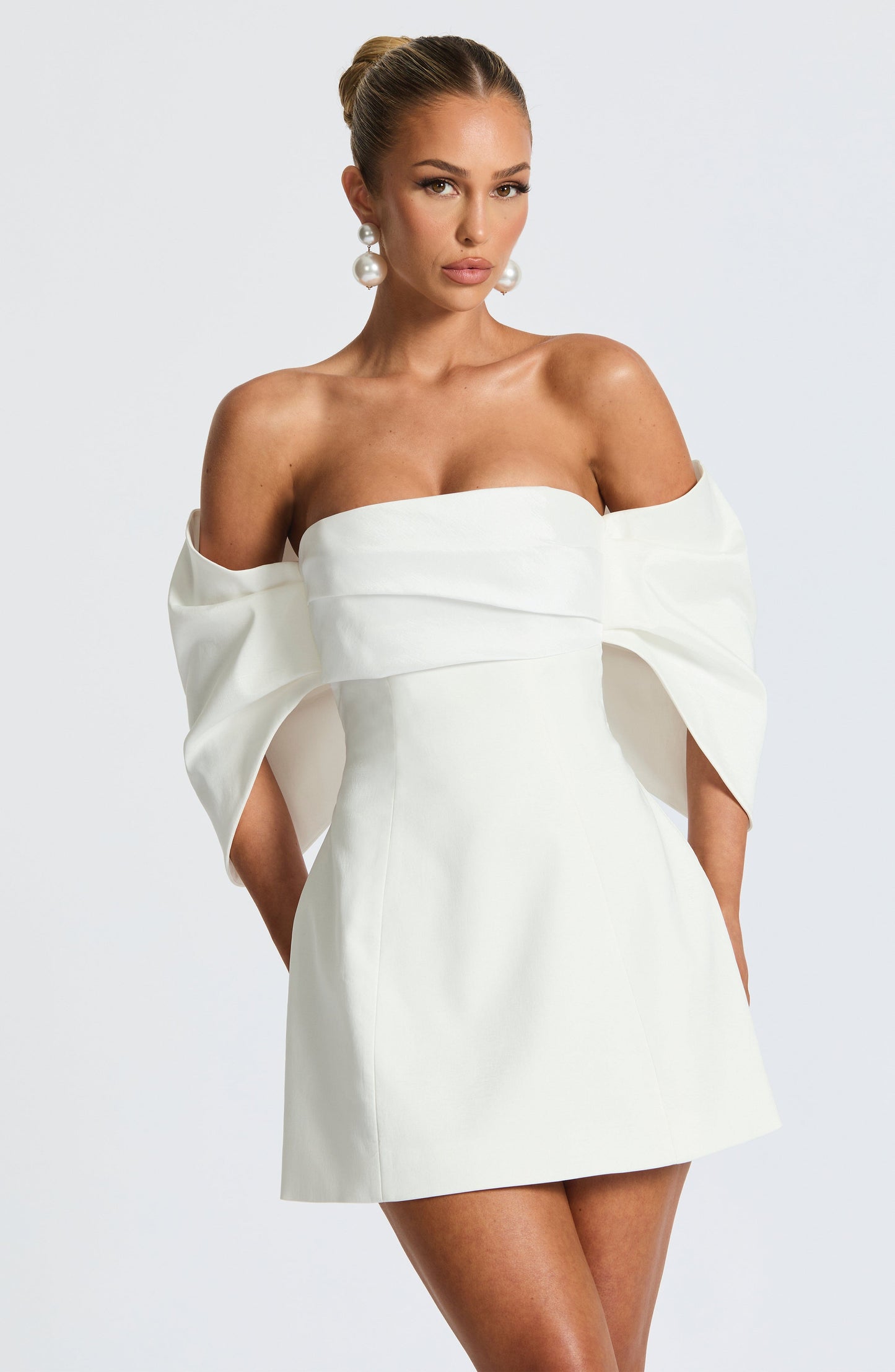 Vestido Mini Briella - Marfil