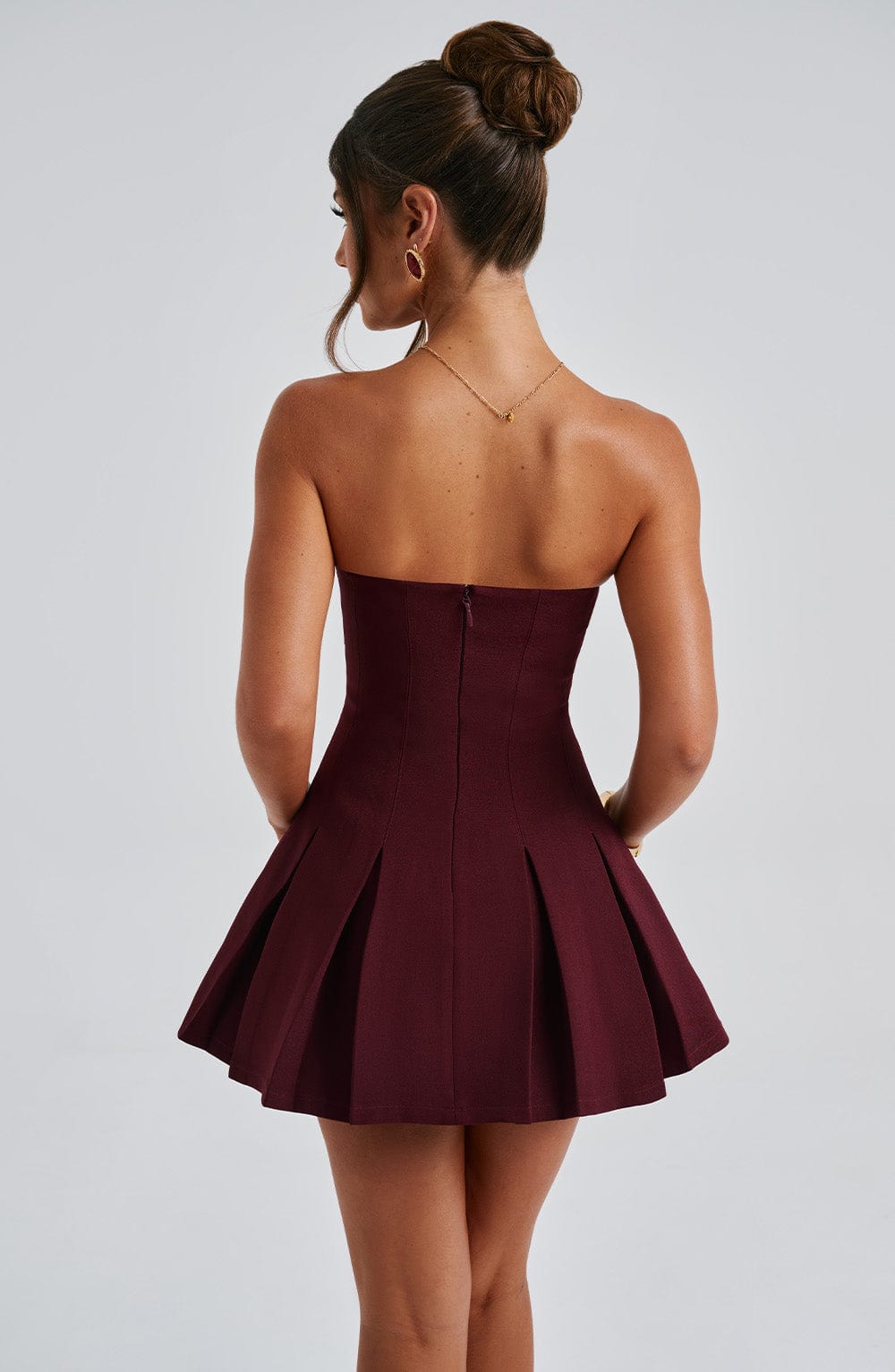 Vestido Mini Bryony - Laca de Cereza