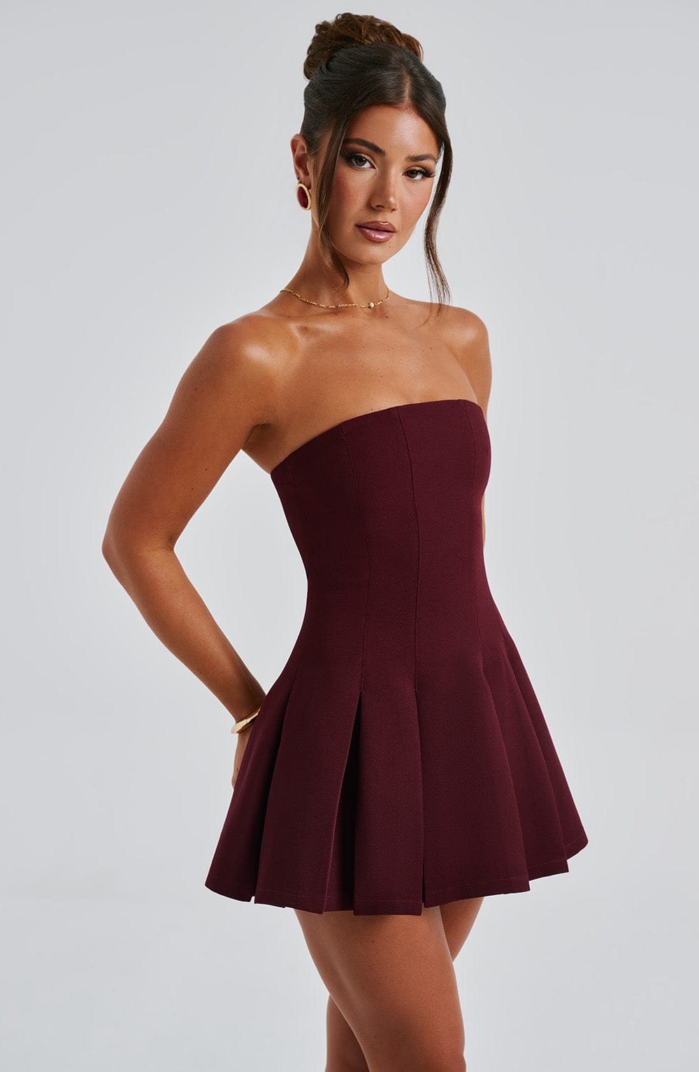 Vestido Mini Bryony - Laca de Cereza