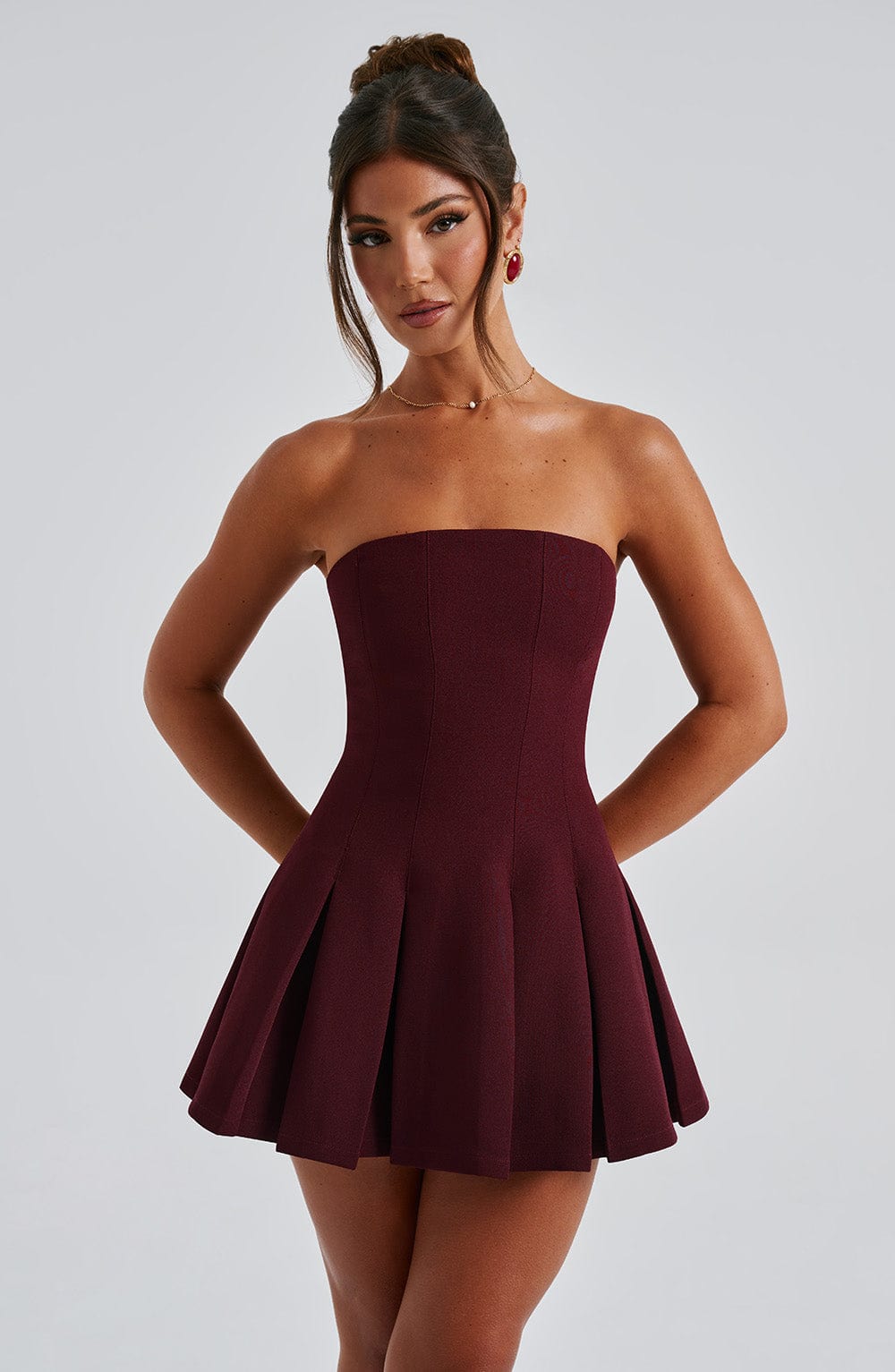Vestido Mini Bryony - Laca de Cereza