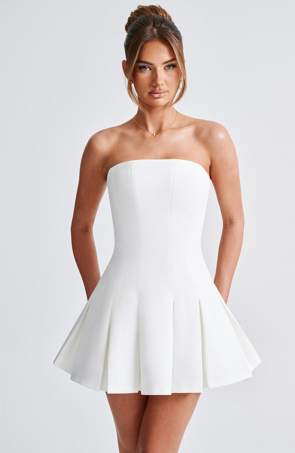 Vestido Mini Bryony - Marfil
