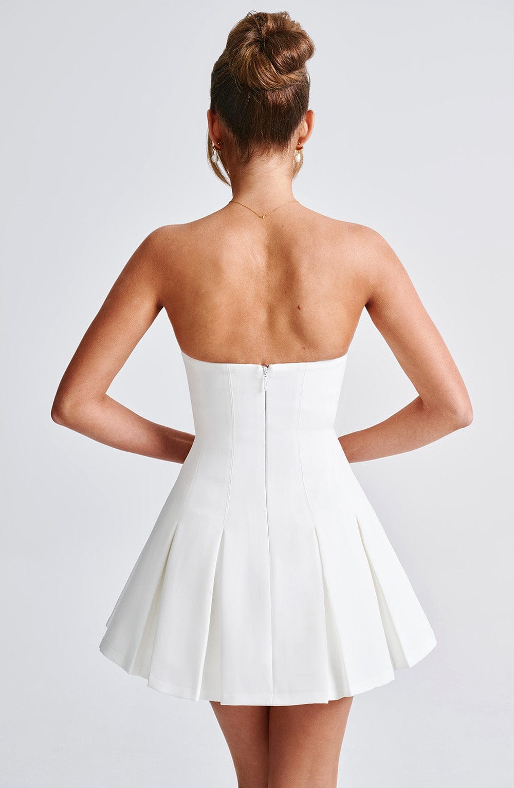 Vestido Mini Bryony - Marfil