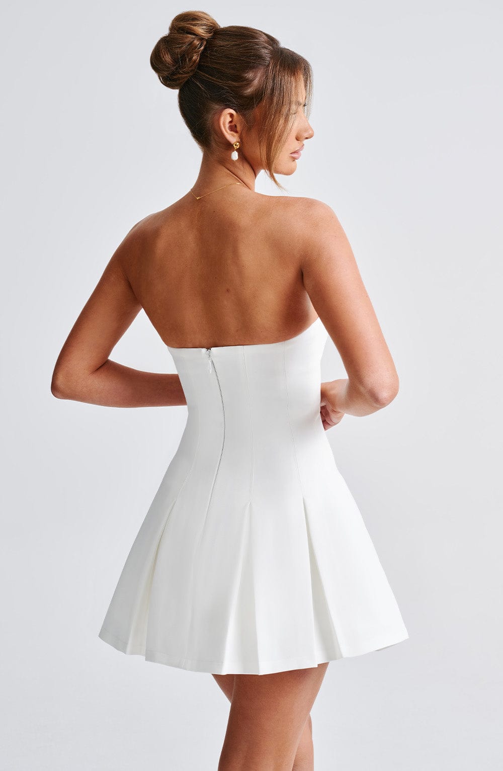 Vestido Mini Bryony - Marfil