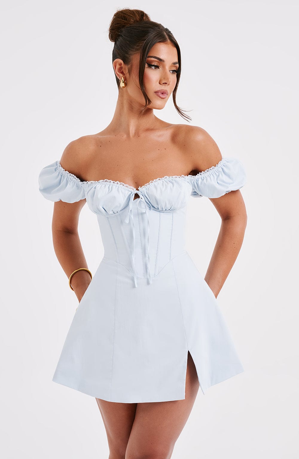 Vestido Mini Caitlyn - Azul