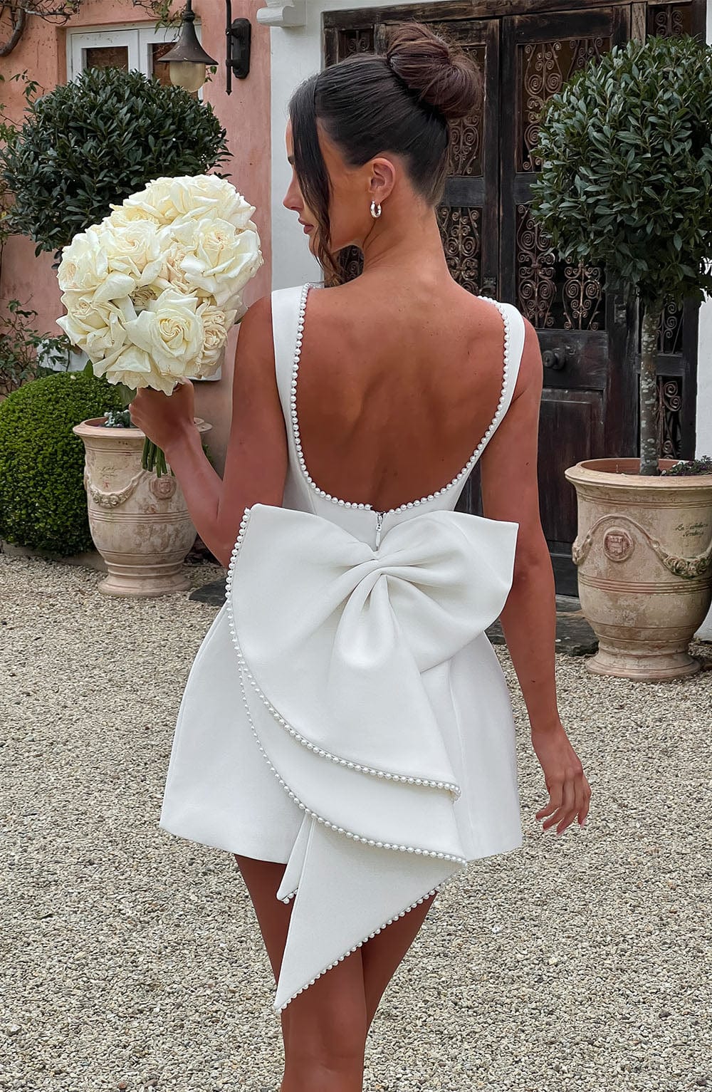 Vestido Mini Carrie - Marfil