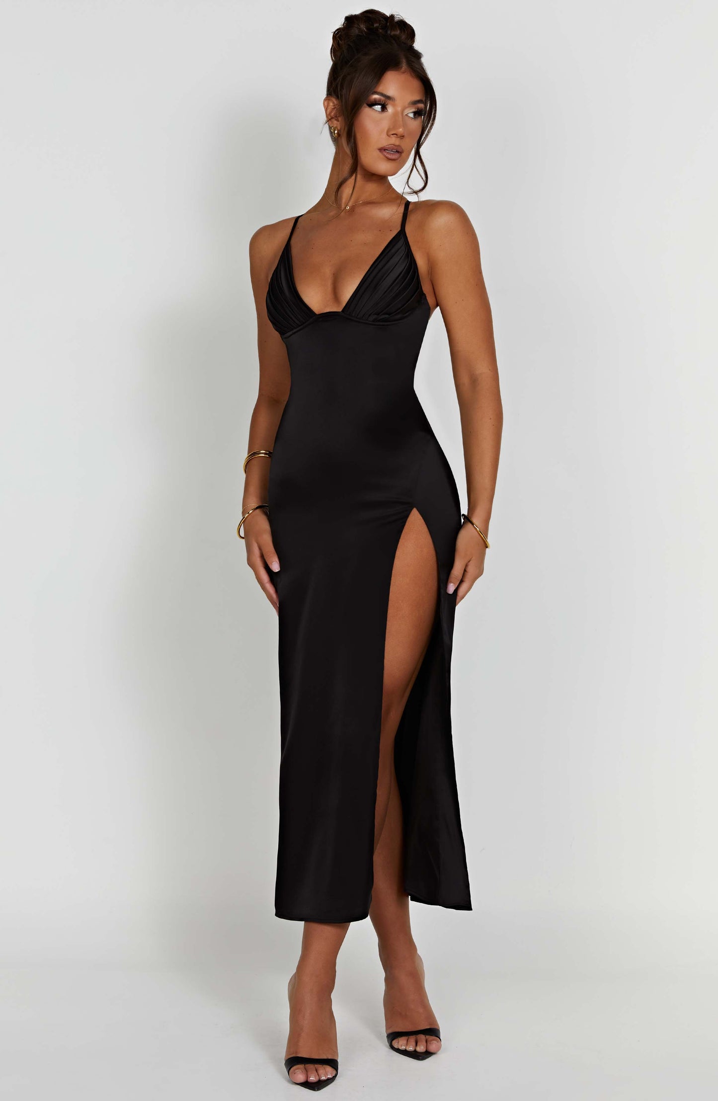 Vestido Midi Cece - Negro