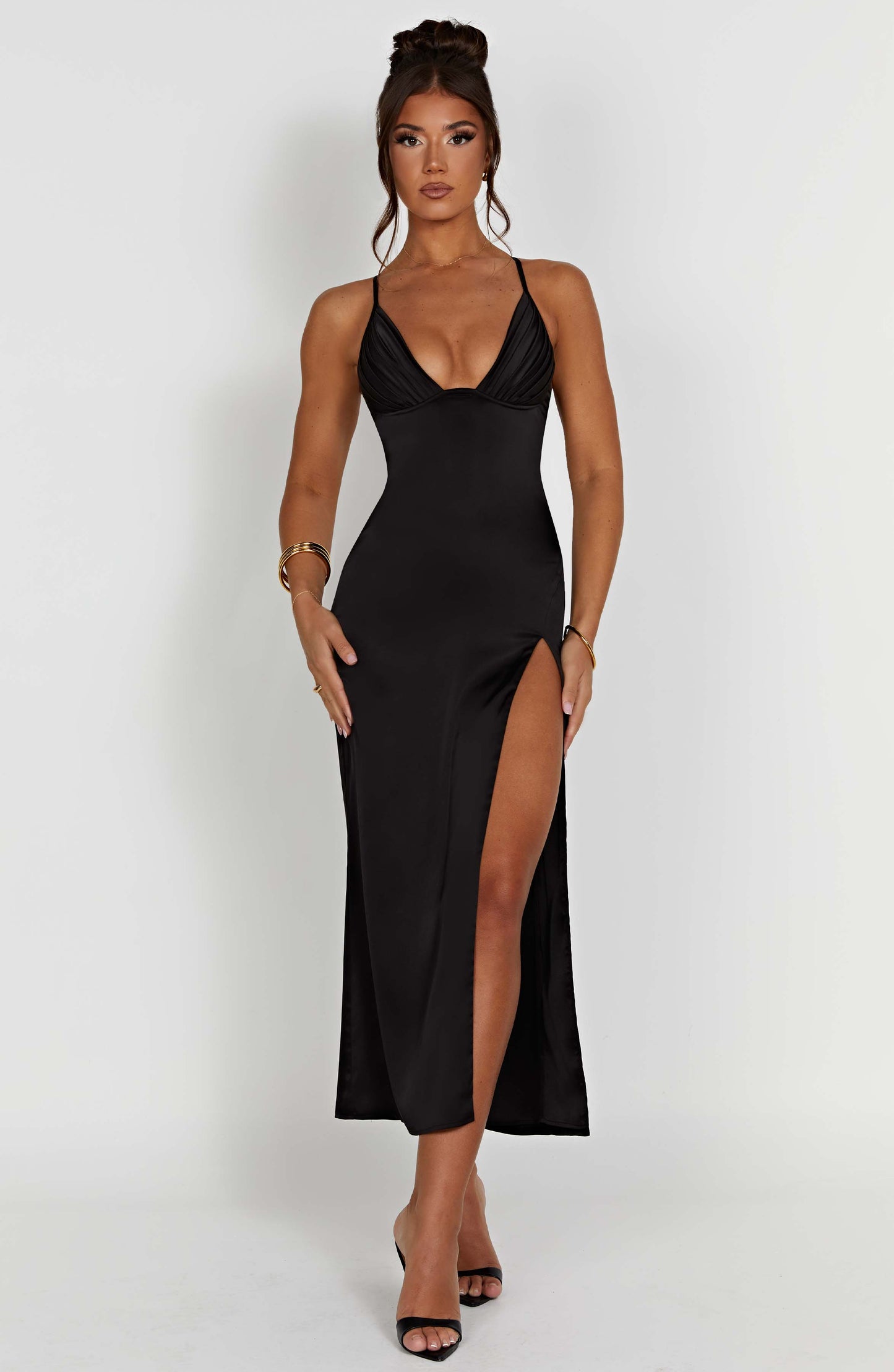 Vestido Midi Cece - Negro