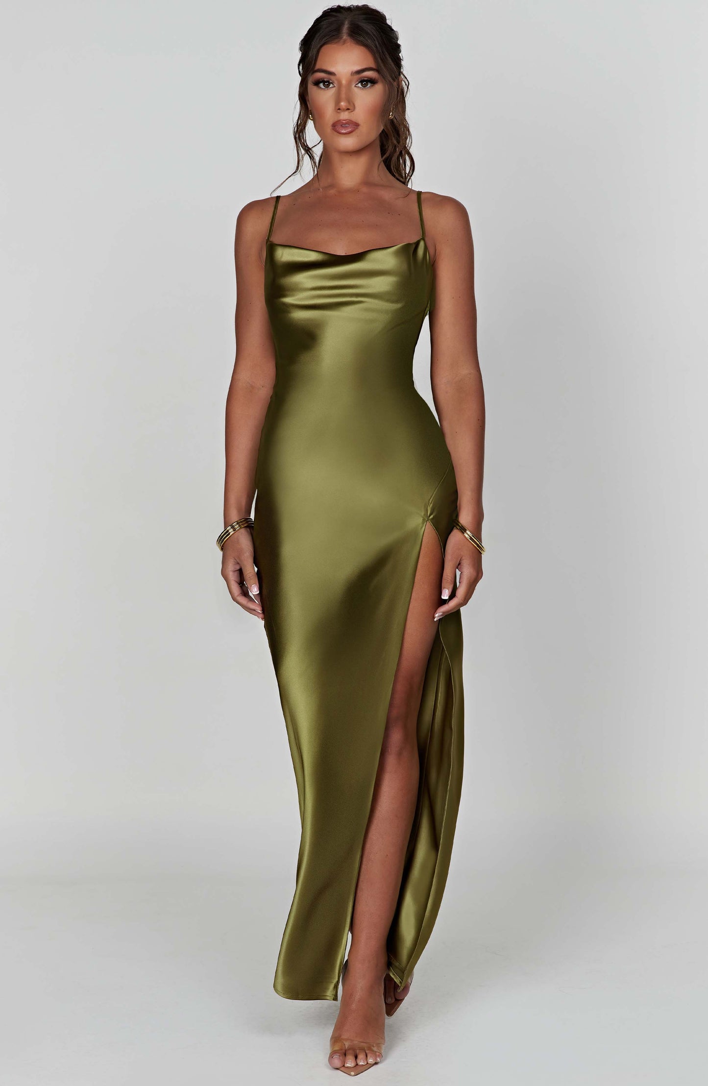 Vestido Maxi Celestina - Caqui