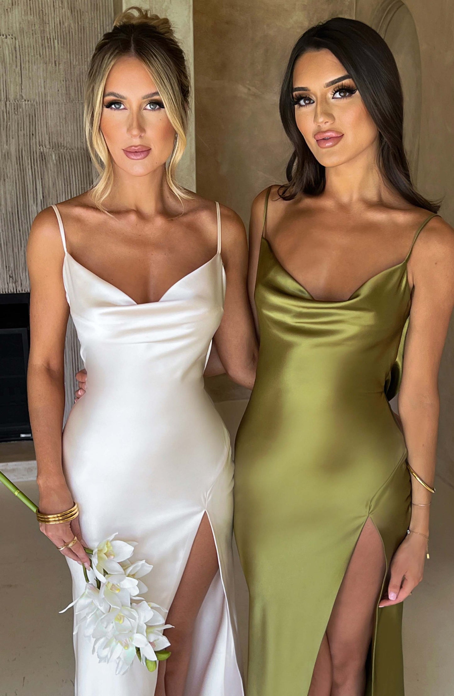 Vestido Maxi Celestina - Caqui