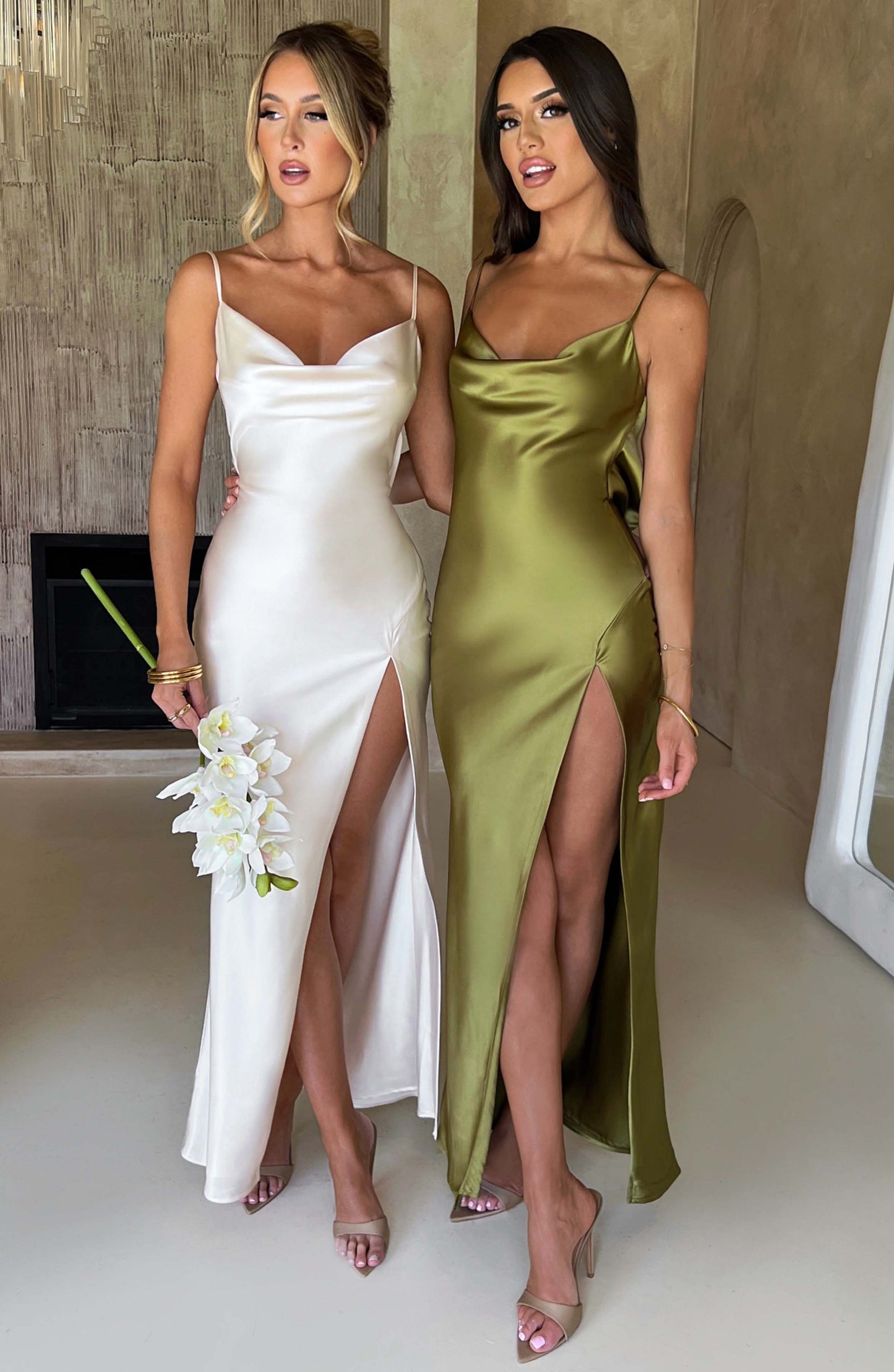Vestido Maxi Celestina - Caqui