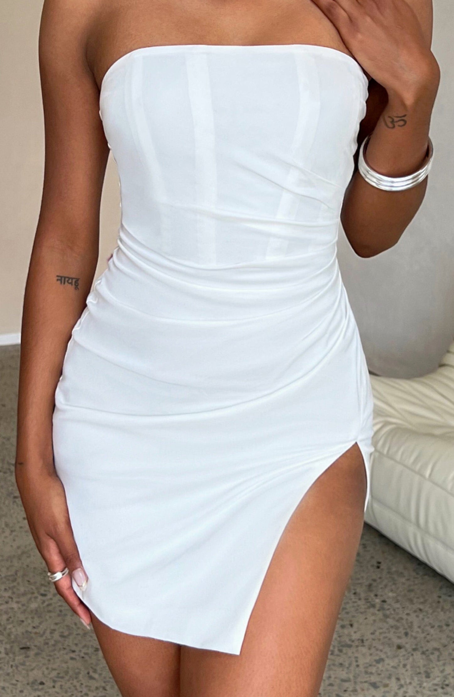 Vestido Mini Christiana - Blanco