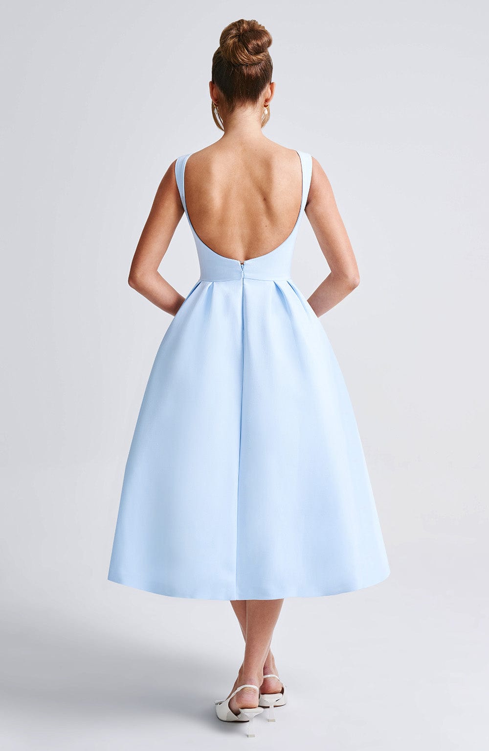 Vestido Midi Clarabella - Azul