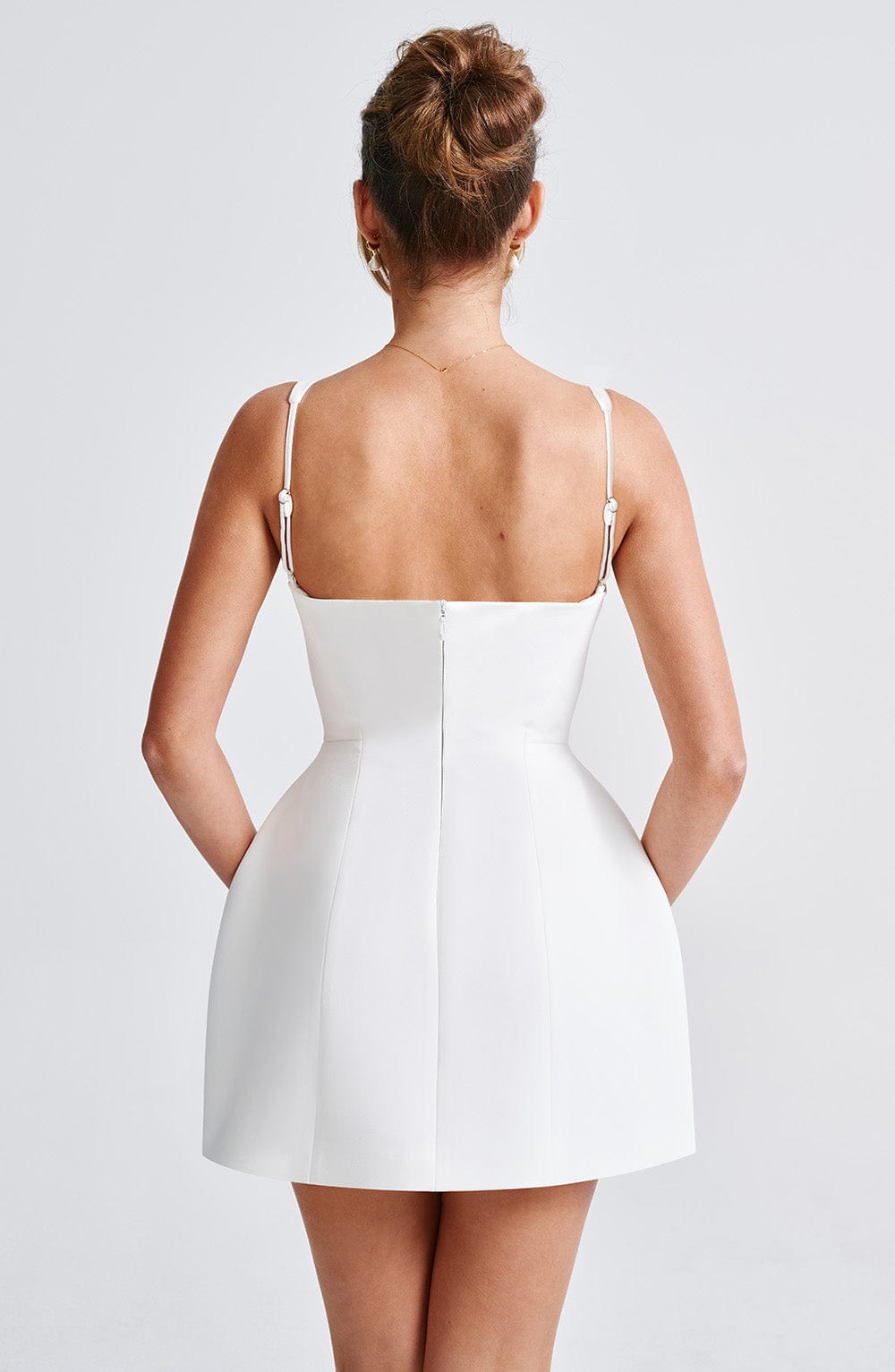 Vestido Mini Claretta Marfil