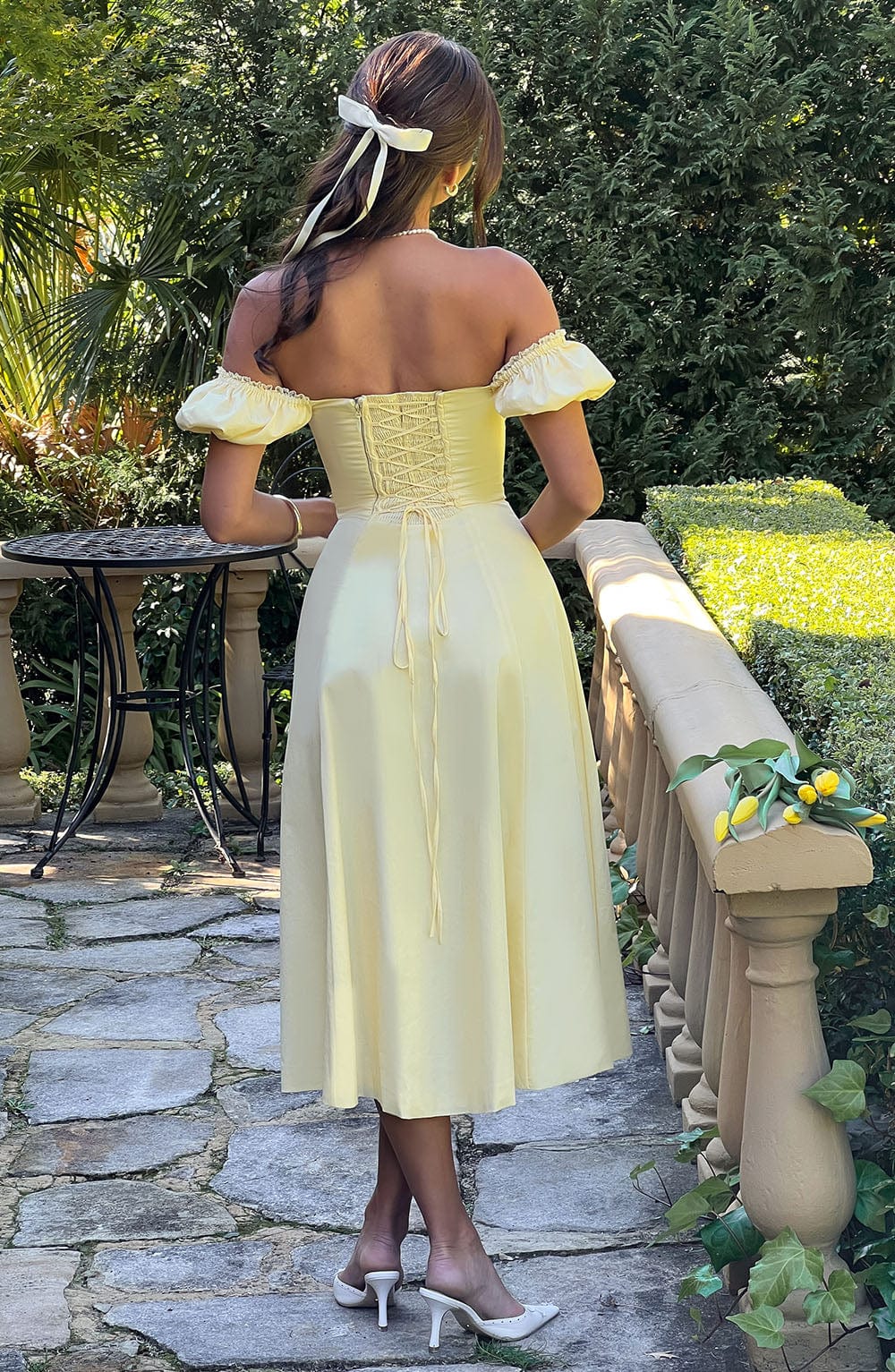 Vestido Midi Courtney - Limón