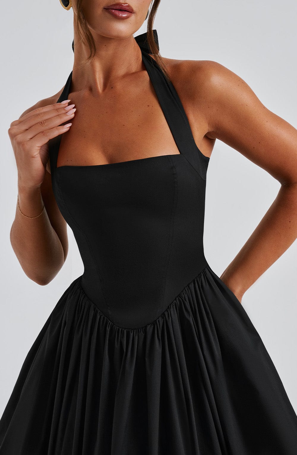 Vestido Midi Cressida - Negro