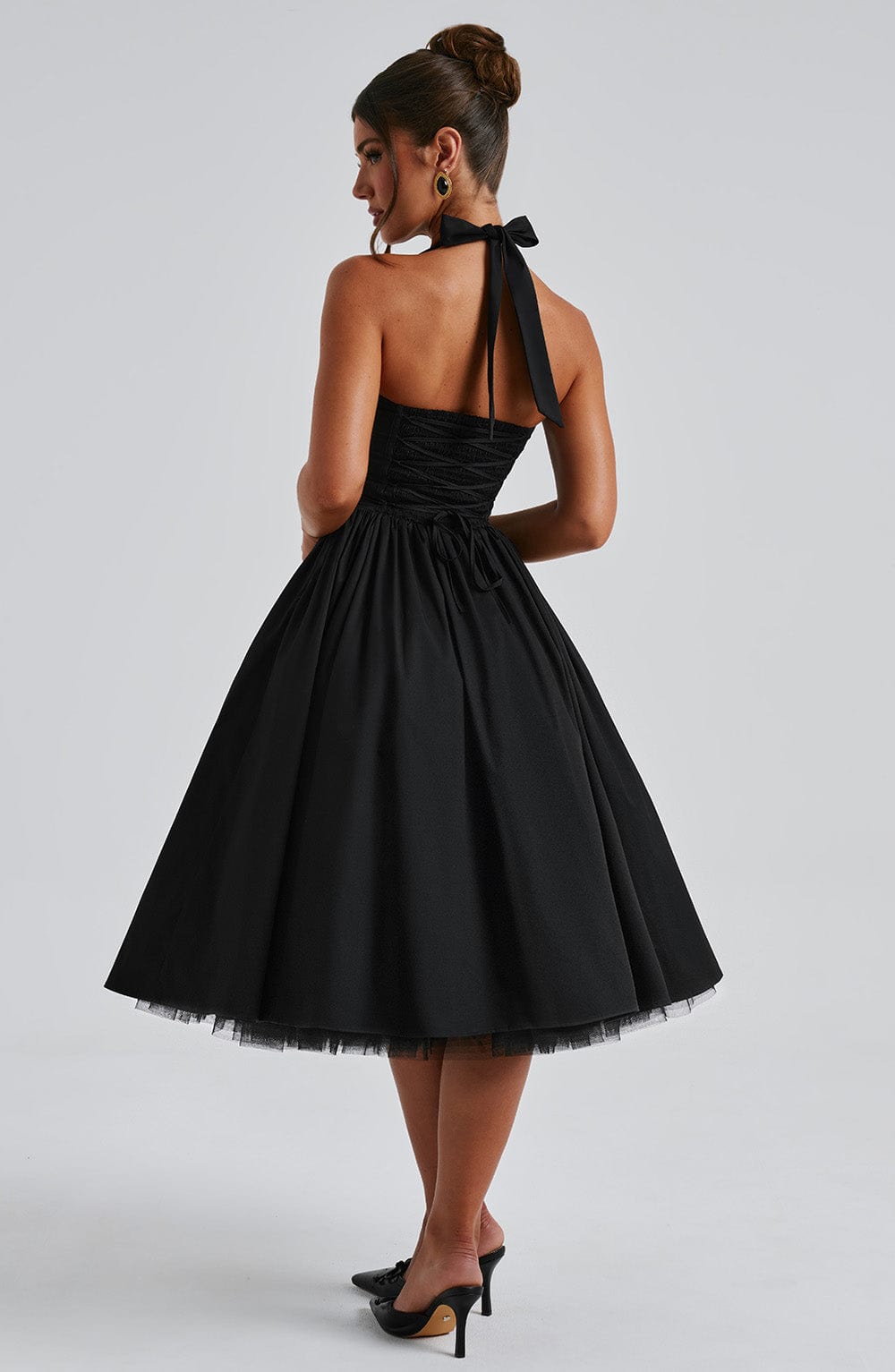 Vestido Midi Cressida - Negro