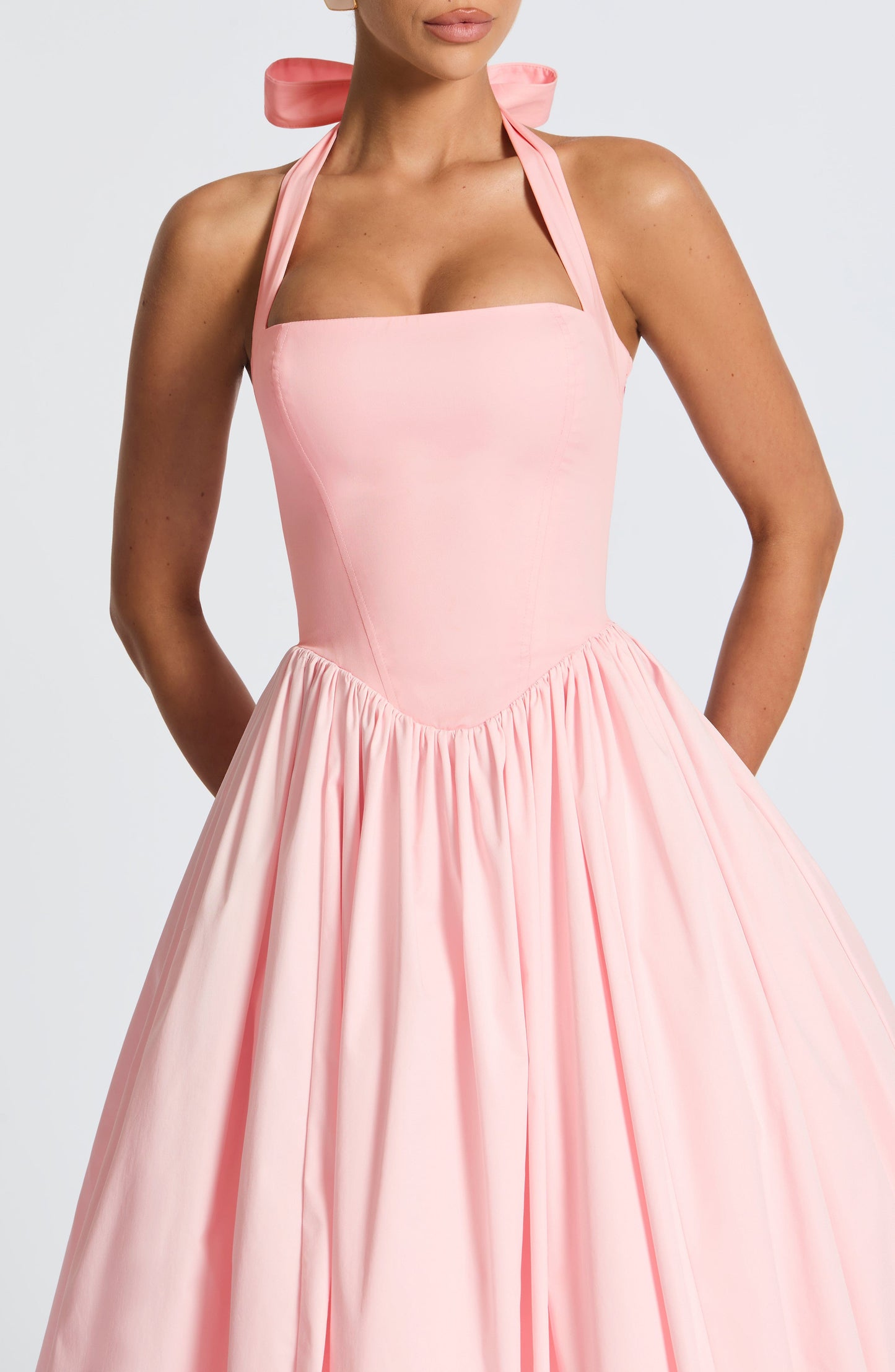 Vestido Midi Cressida - Rosa
