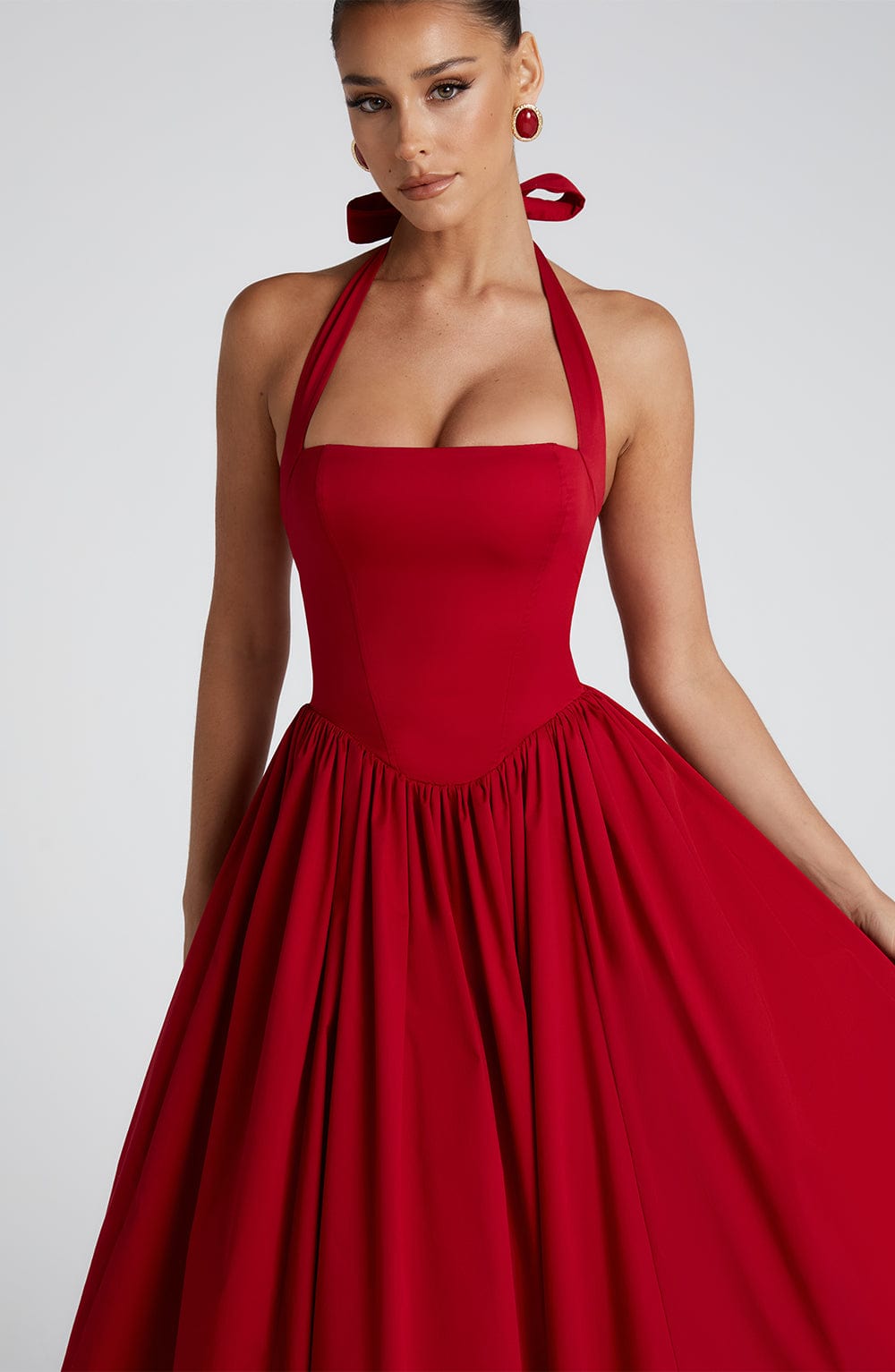 Vestido Midi Cressida - Rojo