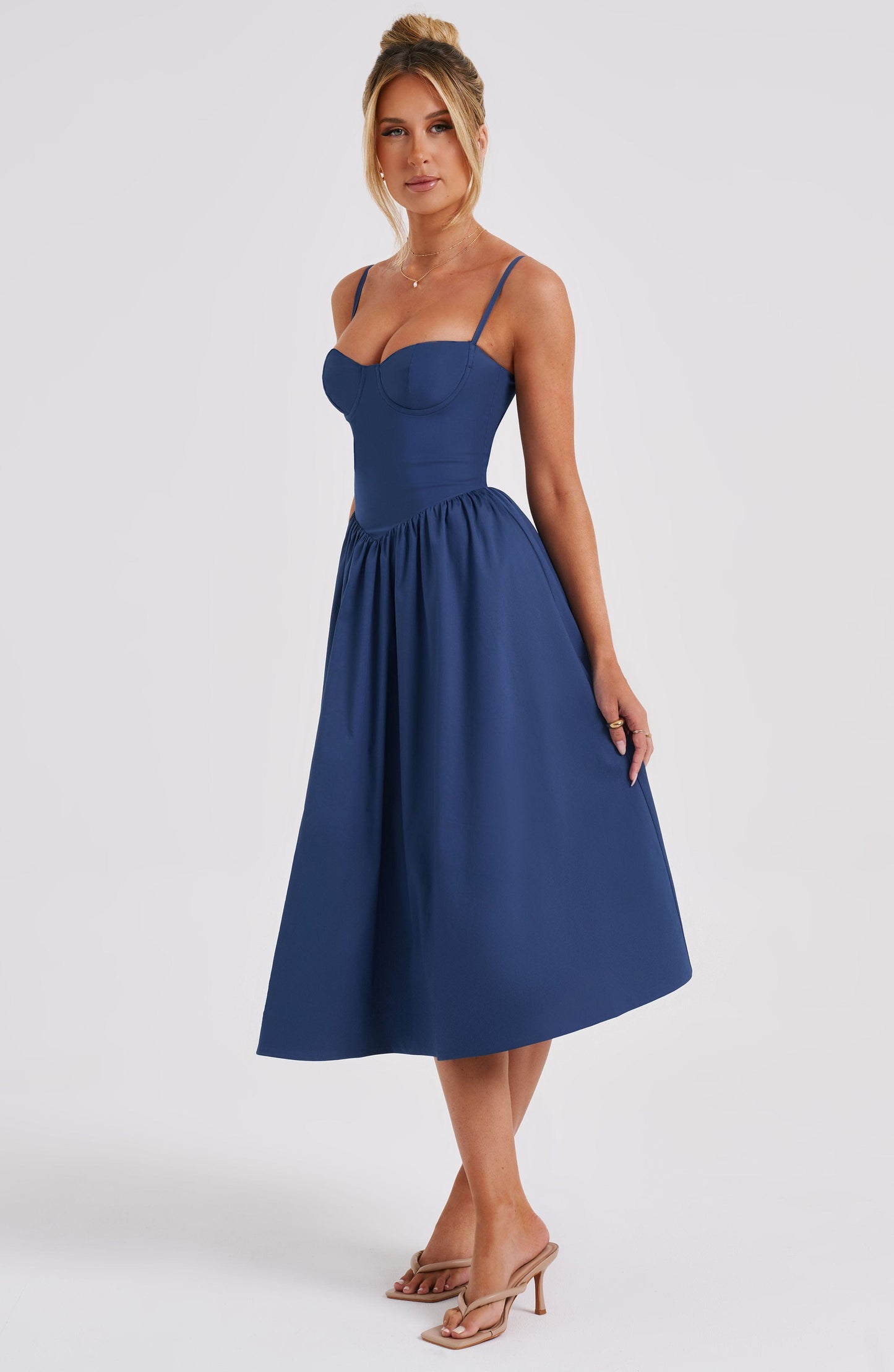 Vestido Midi Daisey - Marino
