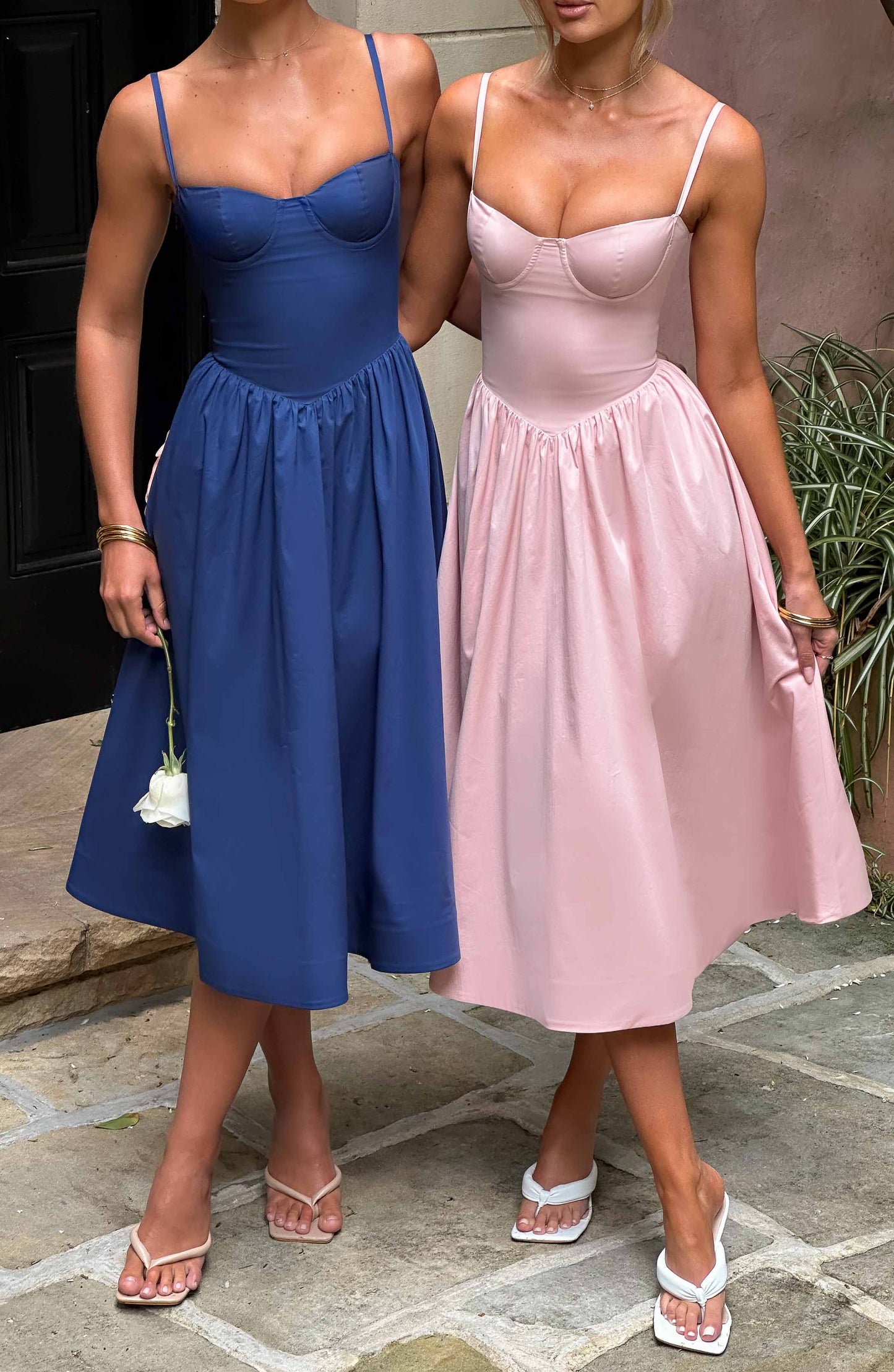 Vestido Midi Daisey - Marino