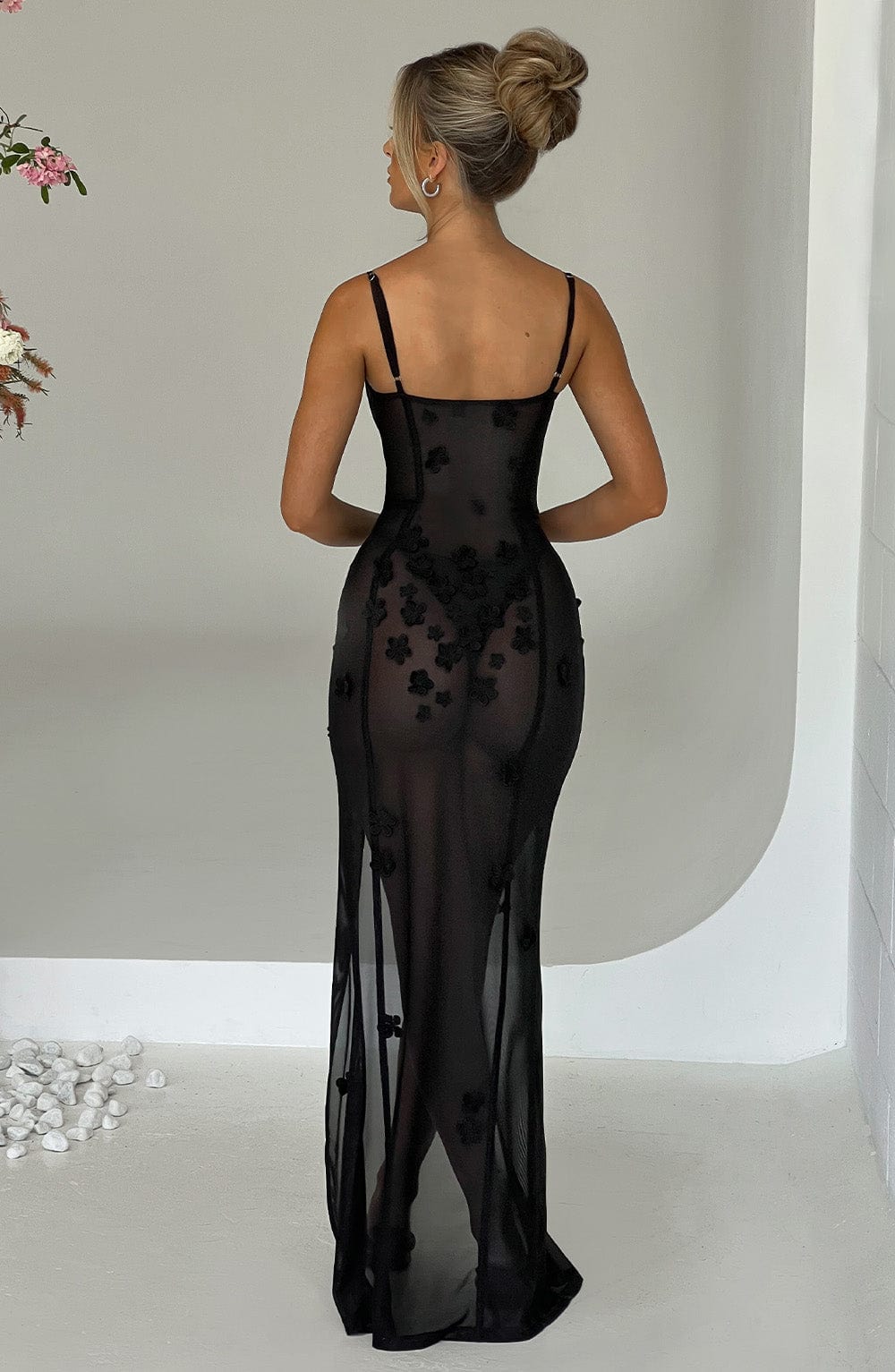 Vestido Maxi Dalary - Negro