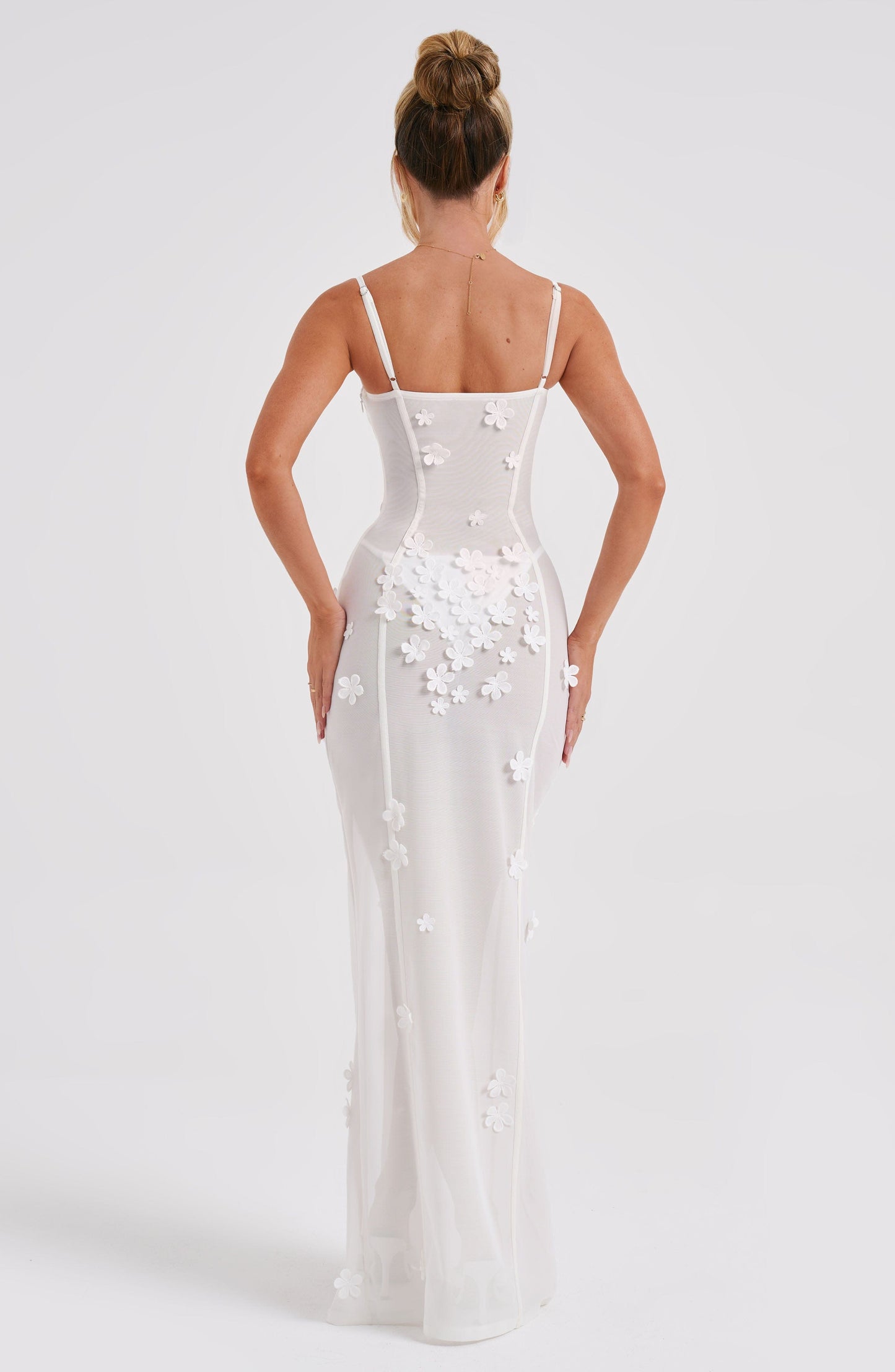 Vestido Maxi Dalary - Marfil