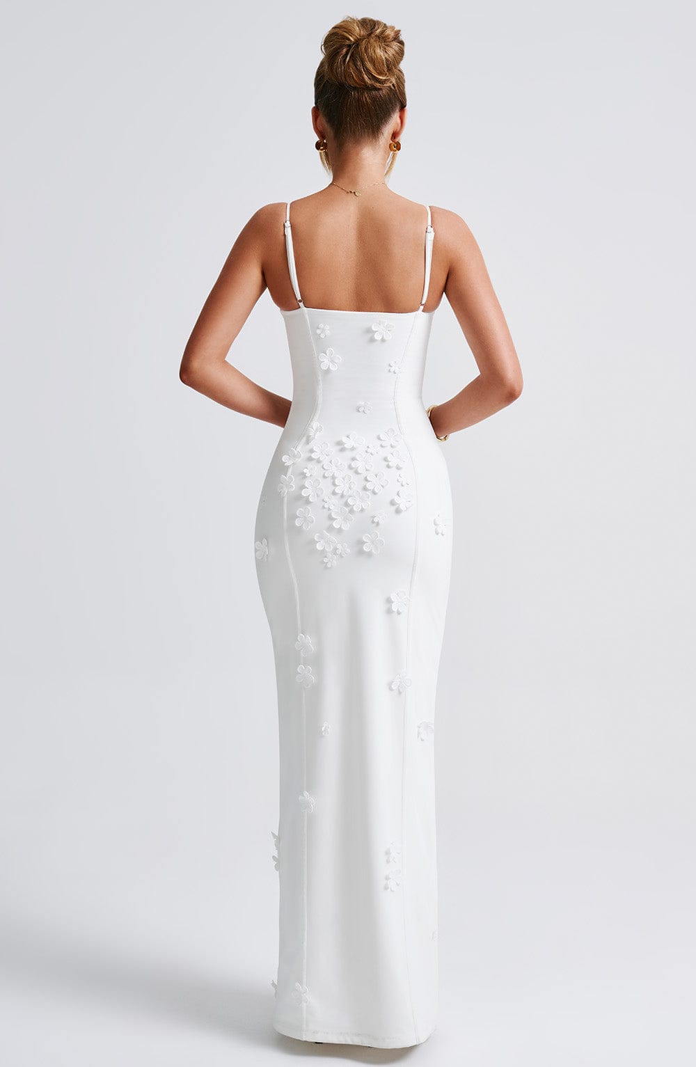 Vestido Maxi Dalary - Forrado en Marfil