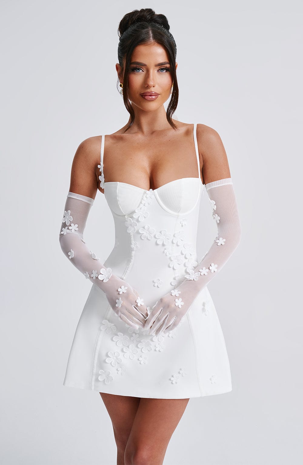 Vestido Mini Dalary - Marfil