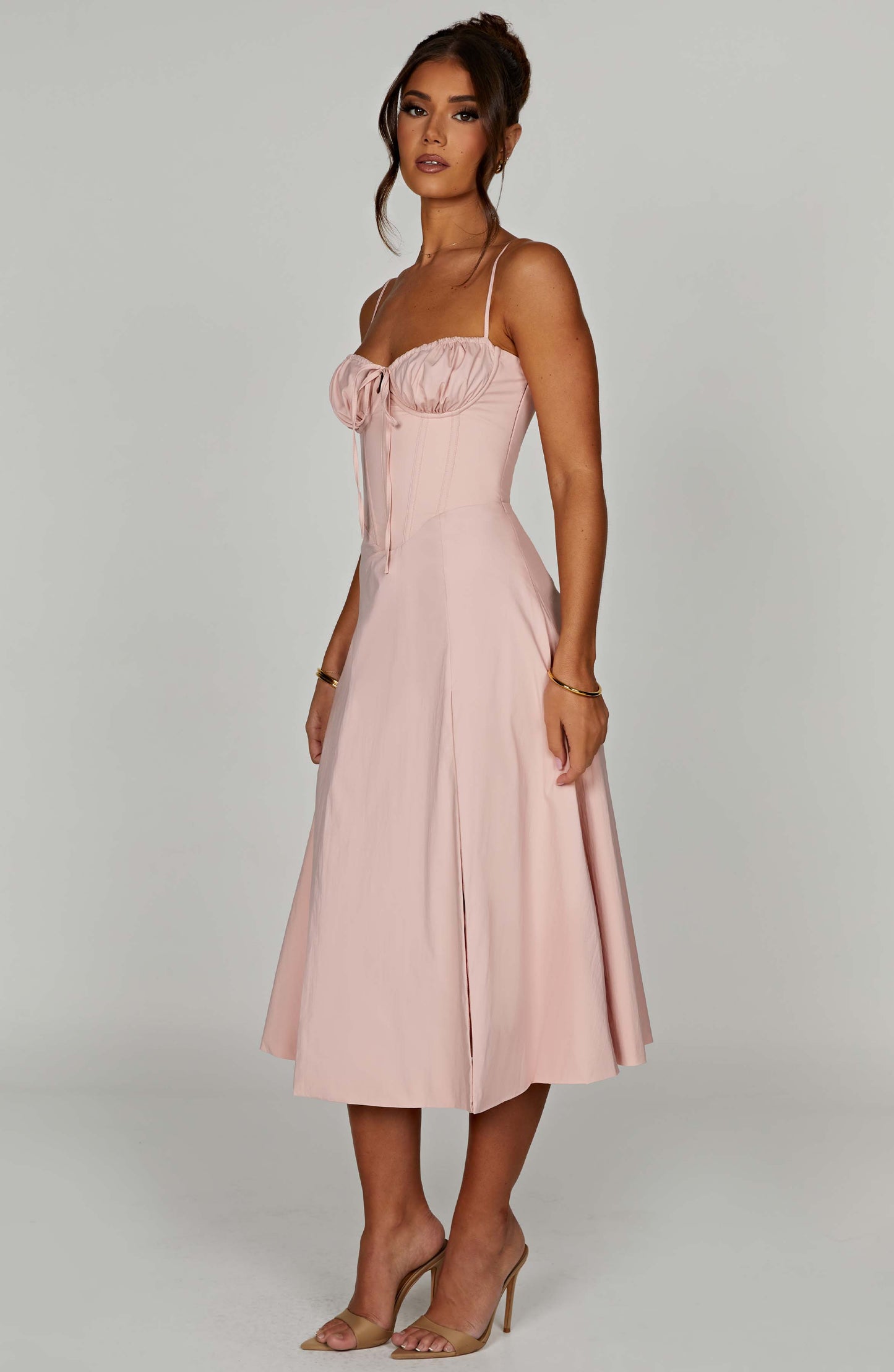 Vestido Midi Deanna - Rosa