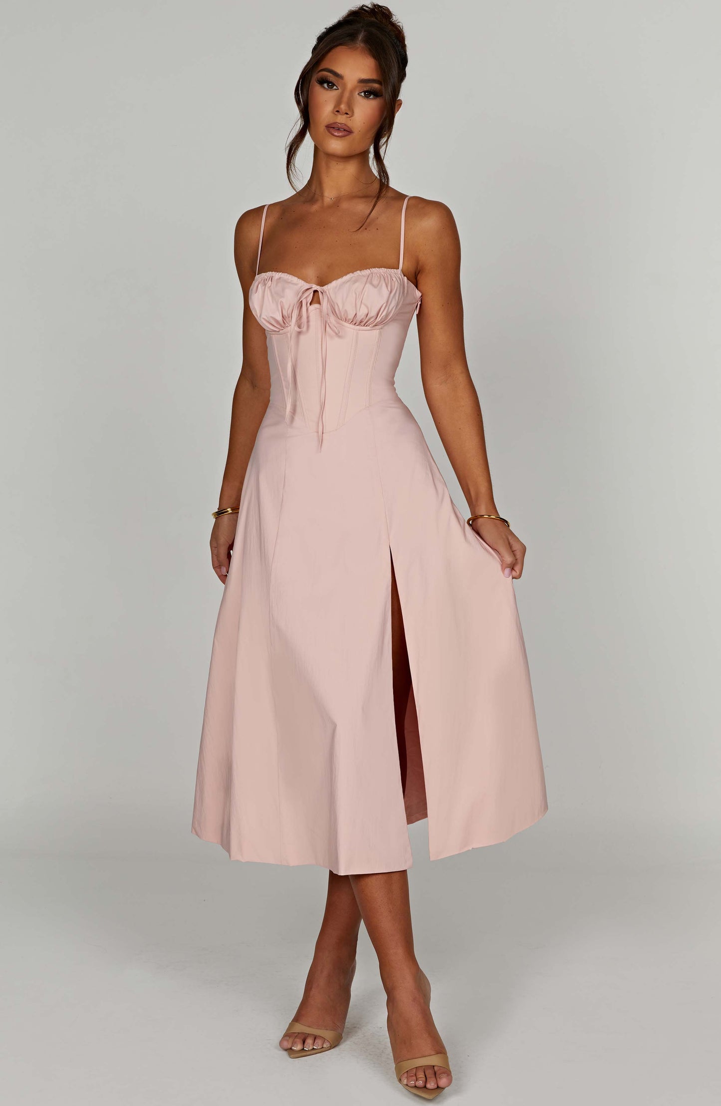 Vestido Midi Deanna - Rosa