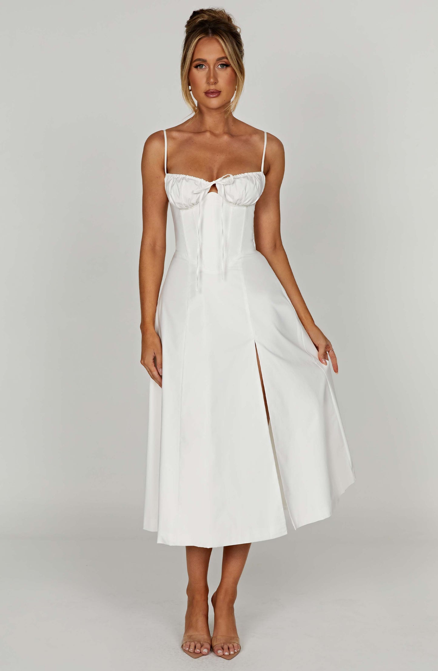 Vestido Midi Deanna - Marfil