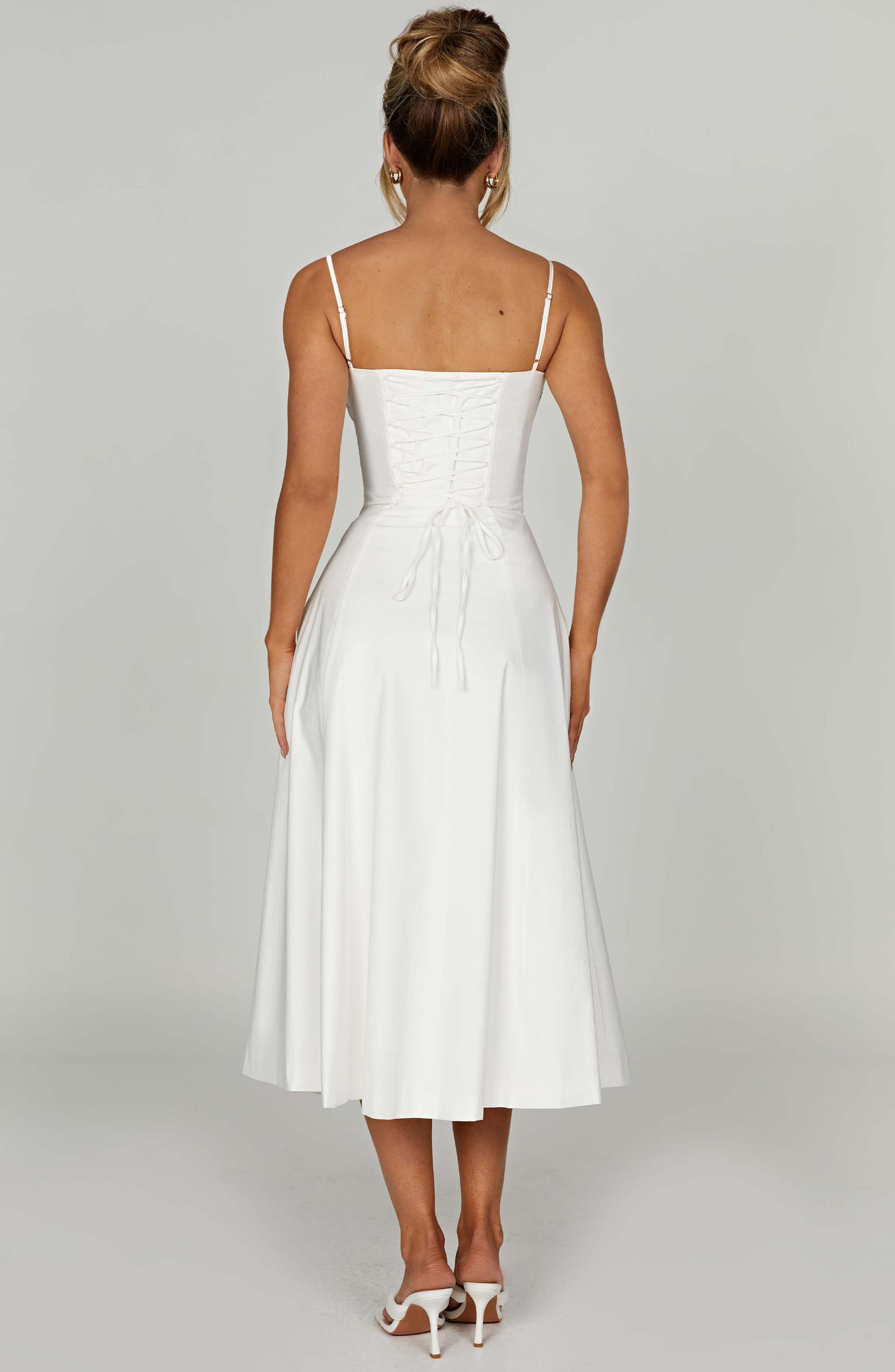 Vestido Midi Deanna - Marfil